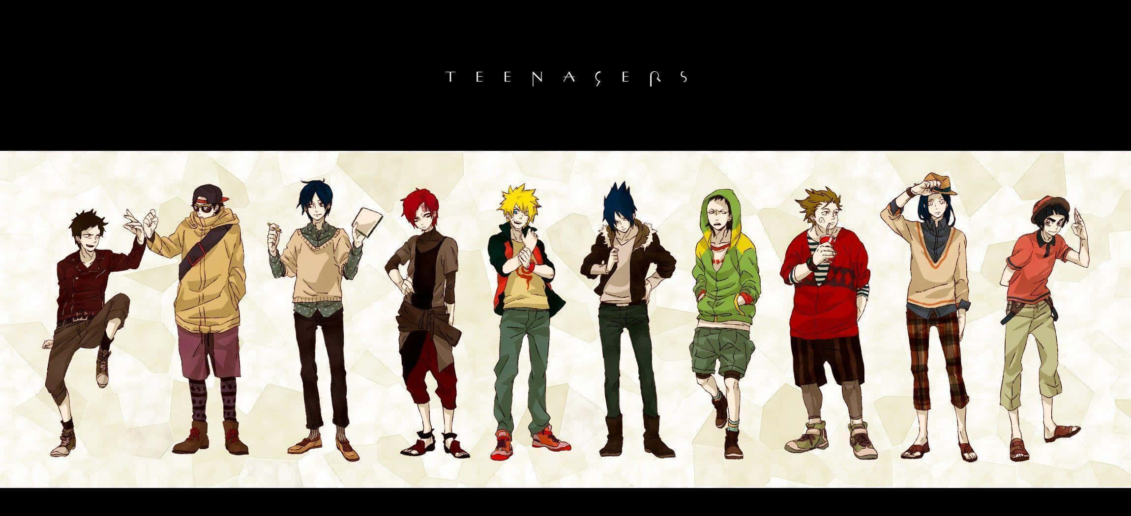 Naruto, friend, anime-style teenagers, Full HD Desktop Wallpaper