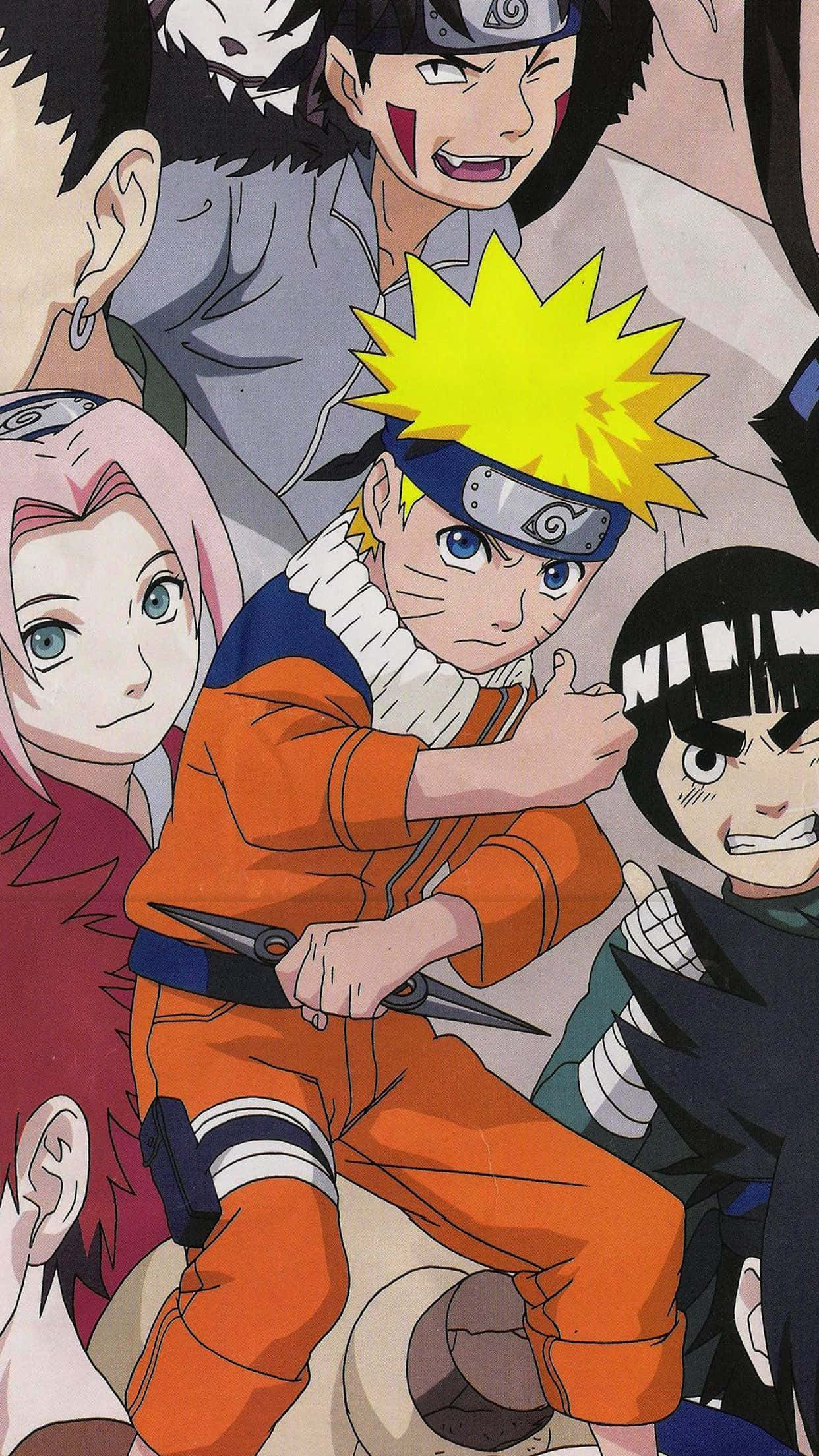 Naruto, Naruto's Friend, orange attire, Full HD Phone Wallpaper