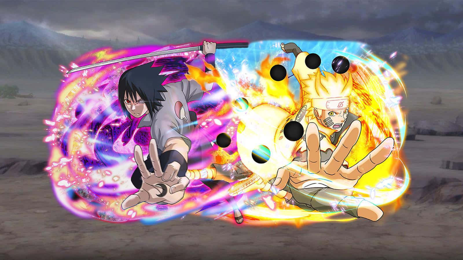 Naruto Sage Of Six Paths, anime warriors, desert battlefield, HD Desktop Wallpaper