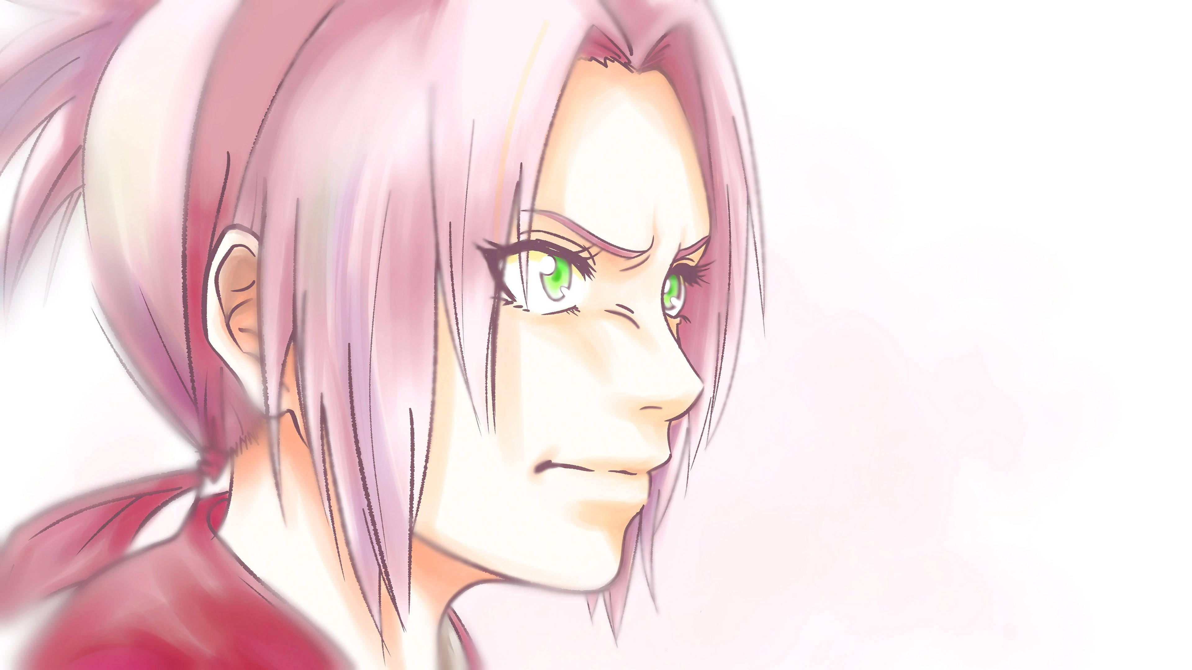 Naruto, Sakura, anime girl, 4K Desktop Wallpaper