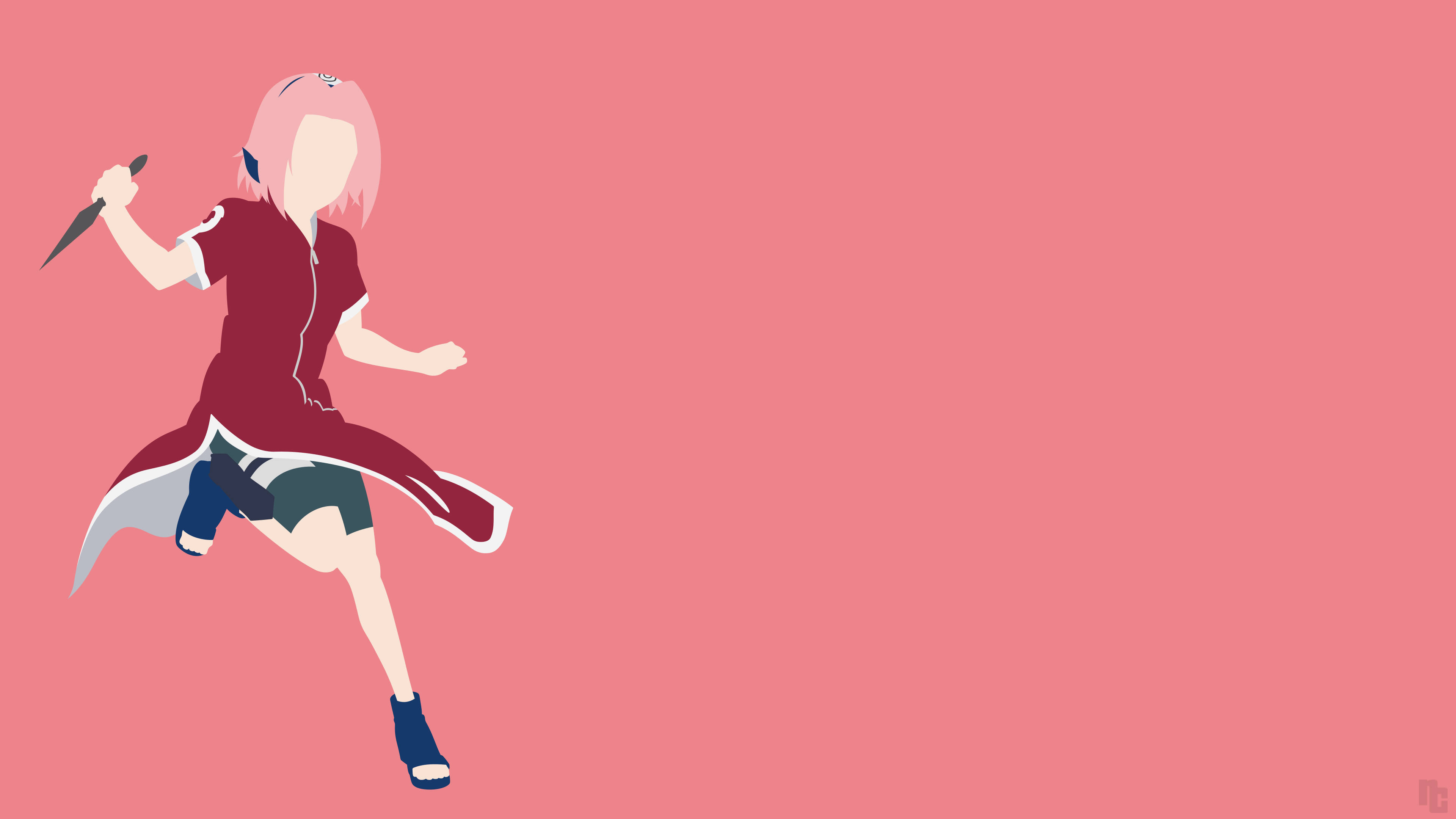 Naruto, Sakura, anime girl, 4K Desktop Wallpaper