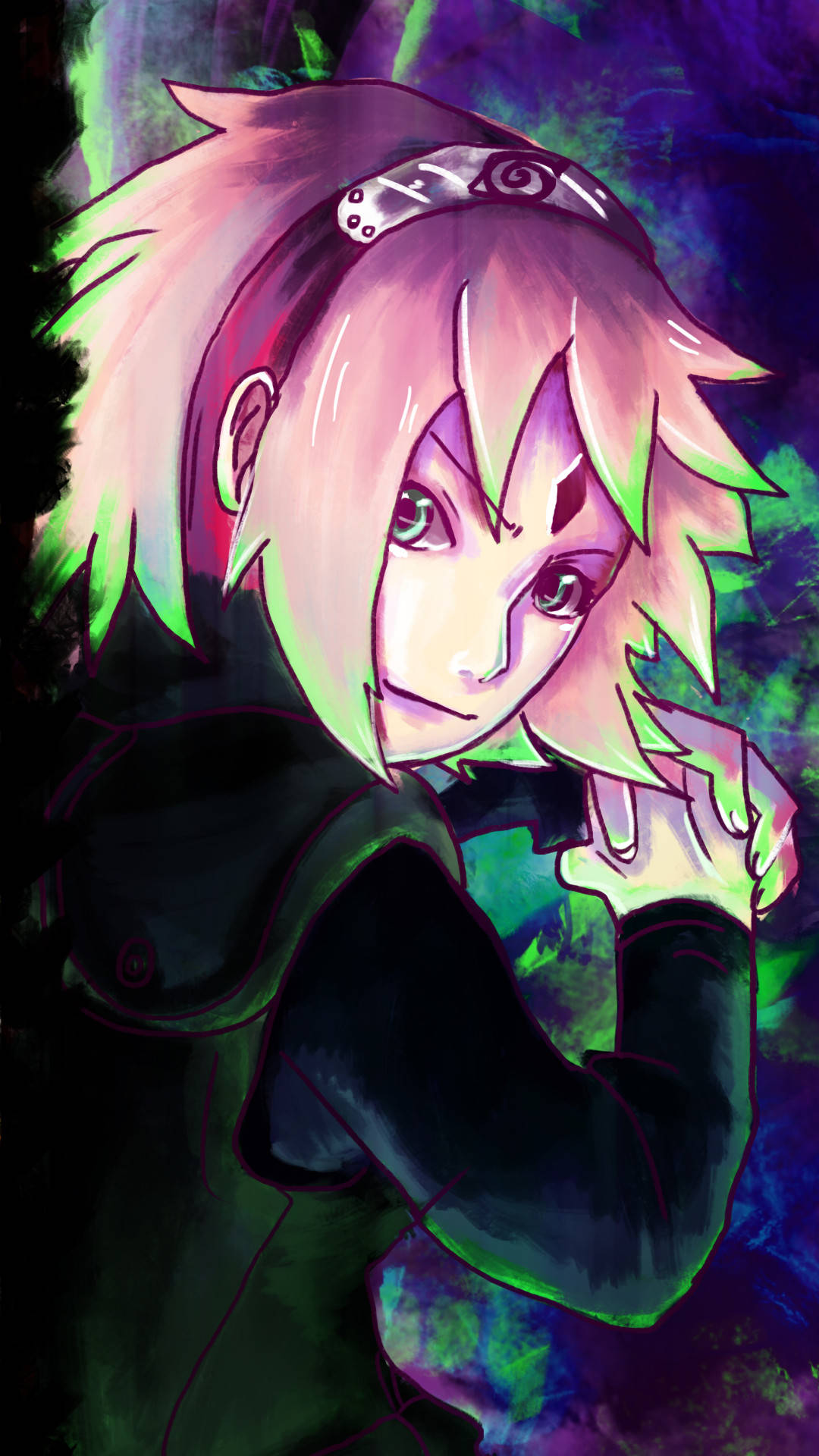 Naruto, Sakura, pink hair, Full HD Phone Wallpaper