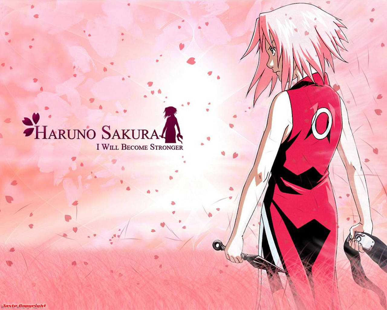 Naruto, Sakura, pink hair, HD Desktop Wallpaper