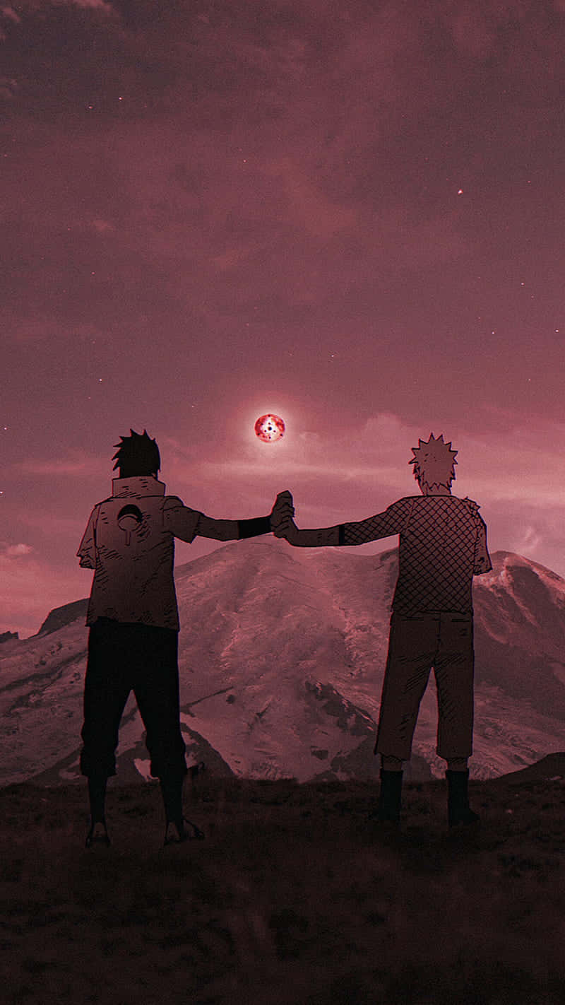 Naruto, mystical forest, snowy mountain, HD Phone Wallpaper