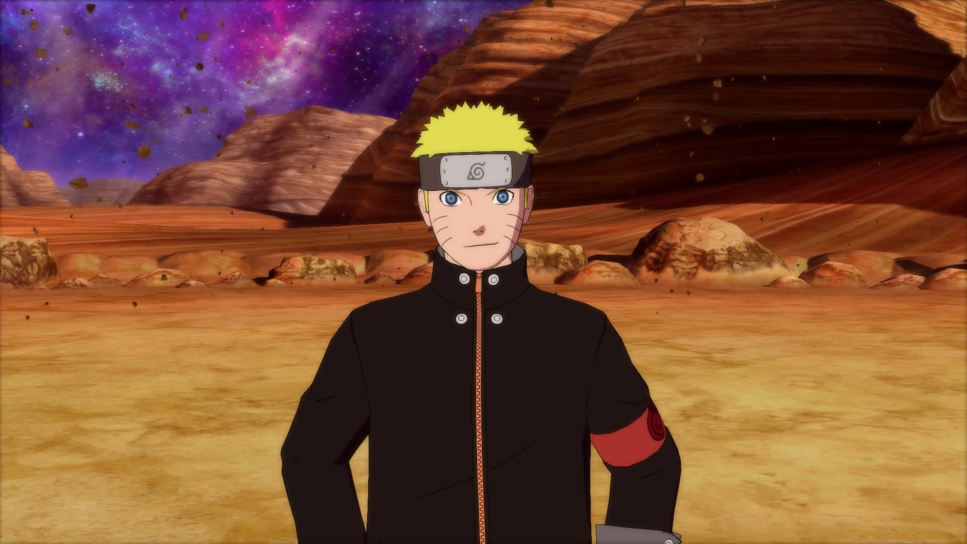 Naruto Shippuden 4K, Naruto, vibrant purple galaxy sky, Full HD Desktop Wallpaper