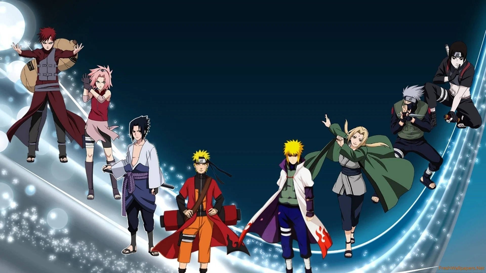 Naruto Shippuden, All Characters, fan favorites, Full HD Desktop Wallpaper