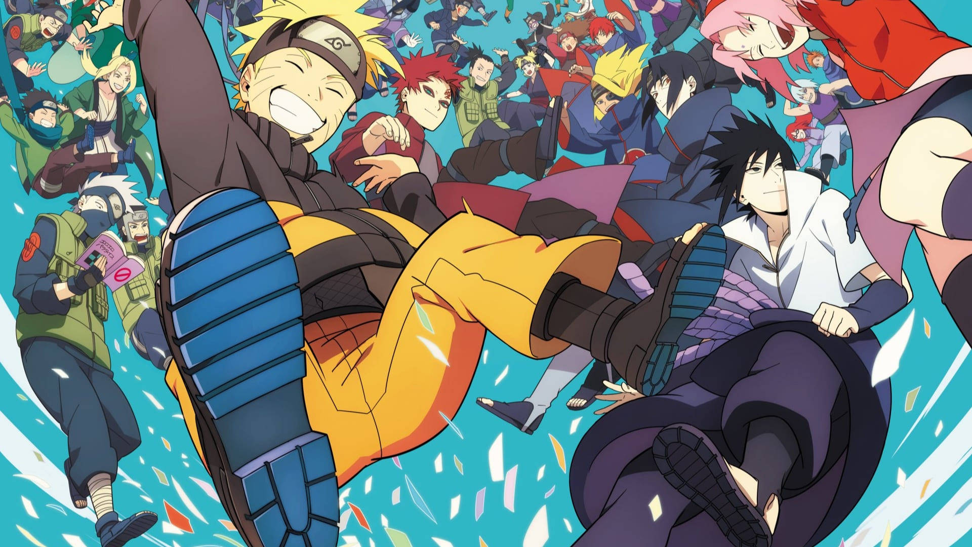 Naruto Shippuden, All Characters, sky, Full HD Desktop Wallpaper