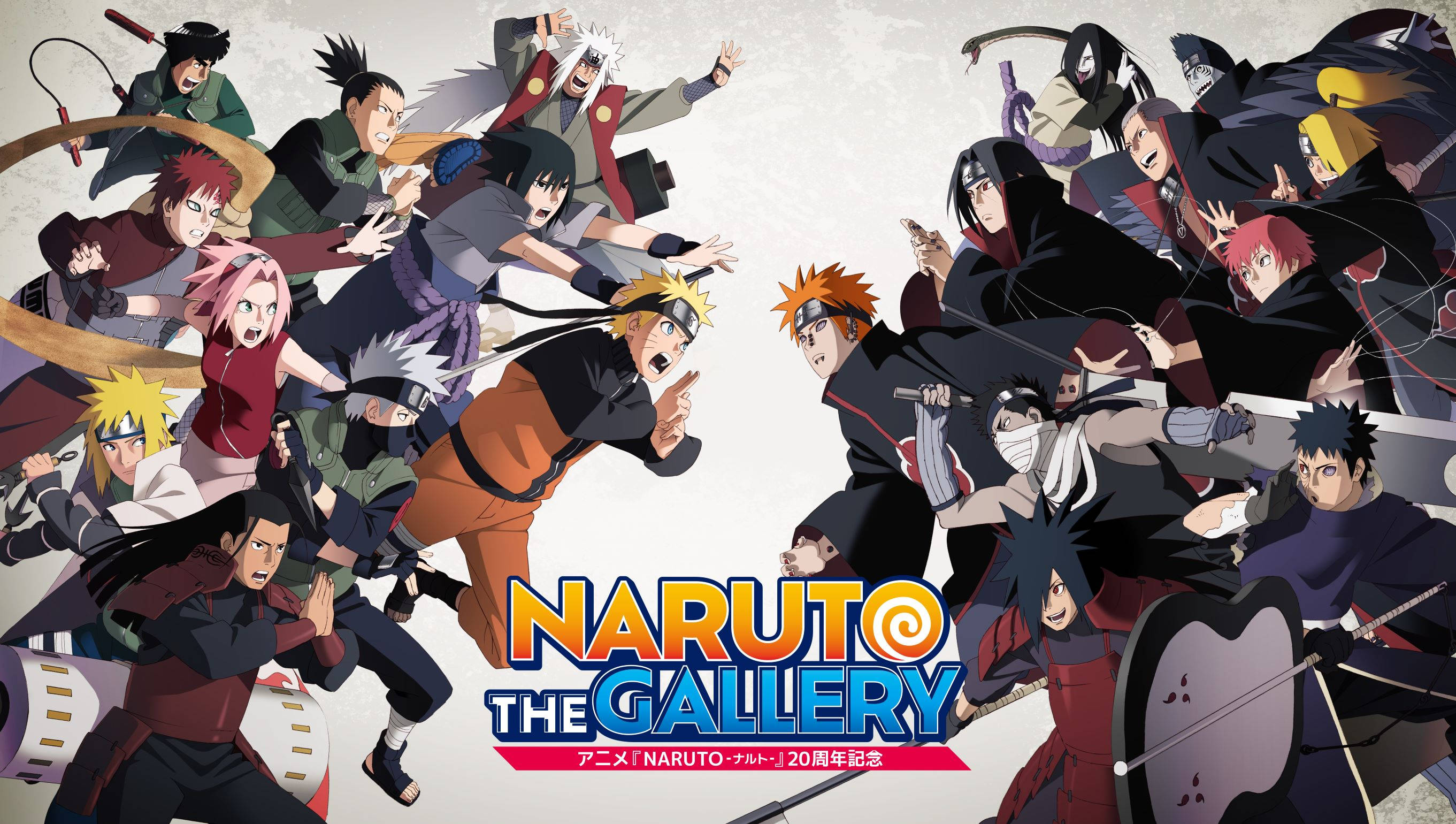 Naruto Shippuden, All Characters, anime characters, 2K Desktop Wallpaper