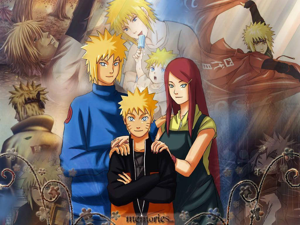 Naruto Shippuden, Naruto, parents, SD Desktop Wallpaper