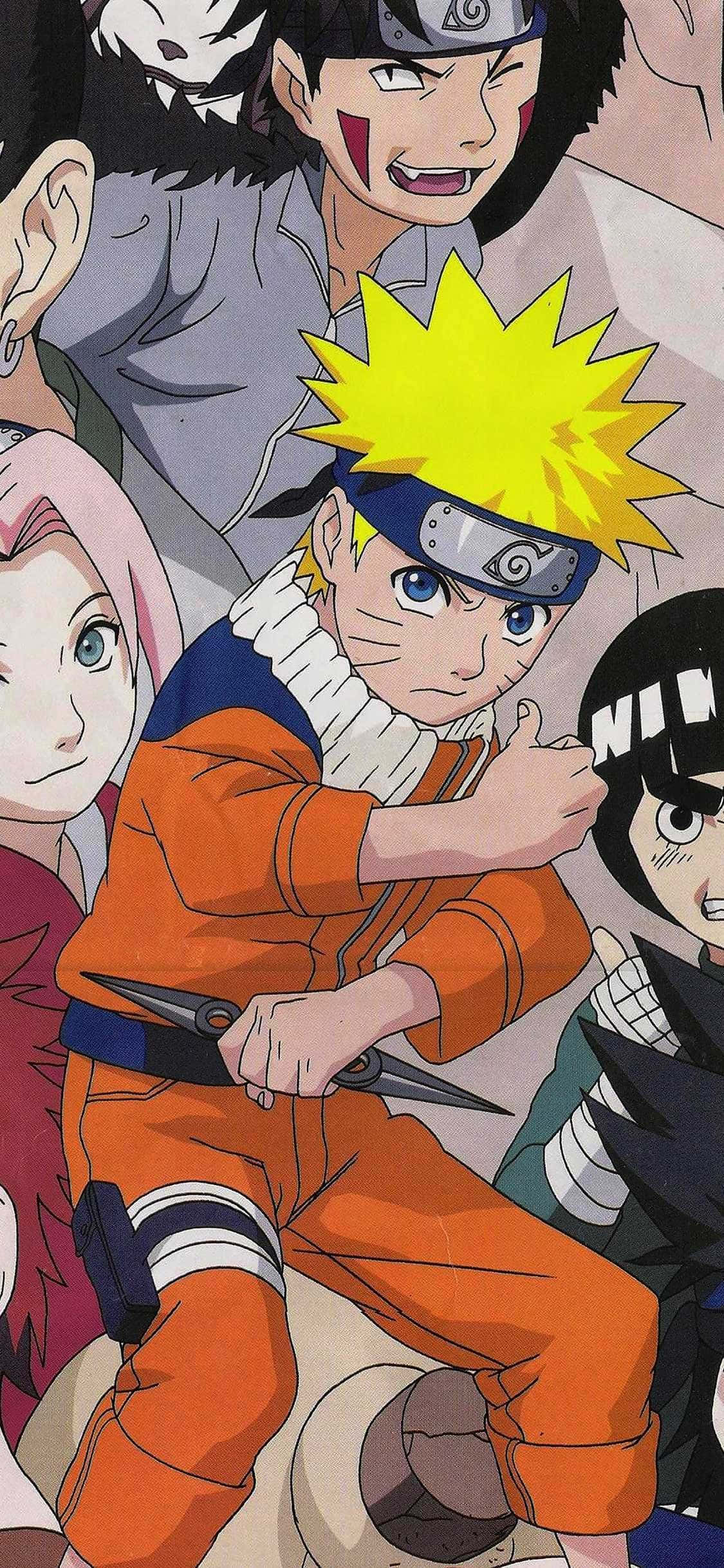 Naruto Shippuden, iPhone, anime characters, Full HD Phone Wallpaper
