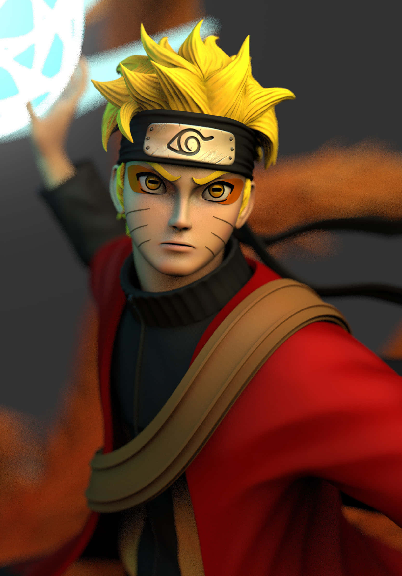 Naruto Uzumaki, 4K, spiky yellow hair, Full HD Phone Wallpaper