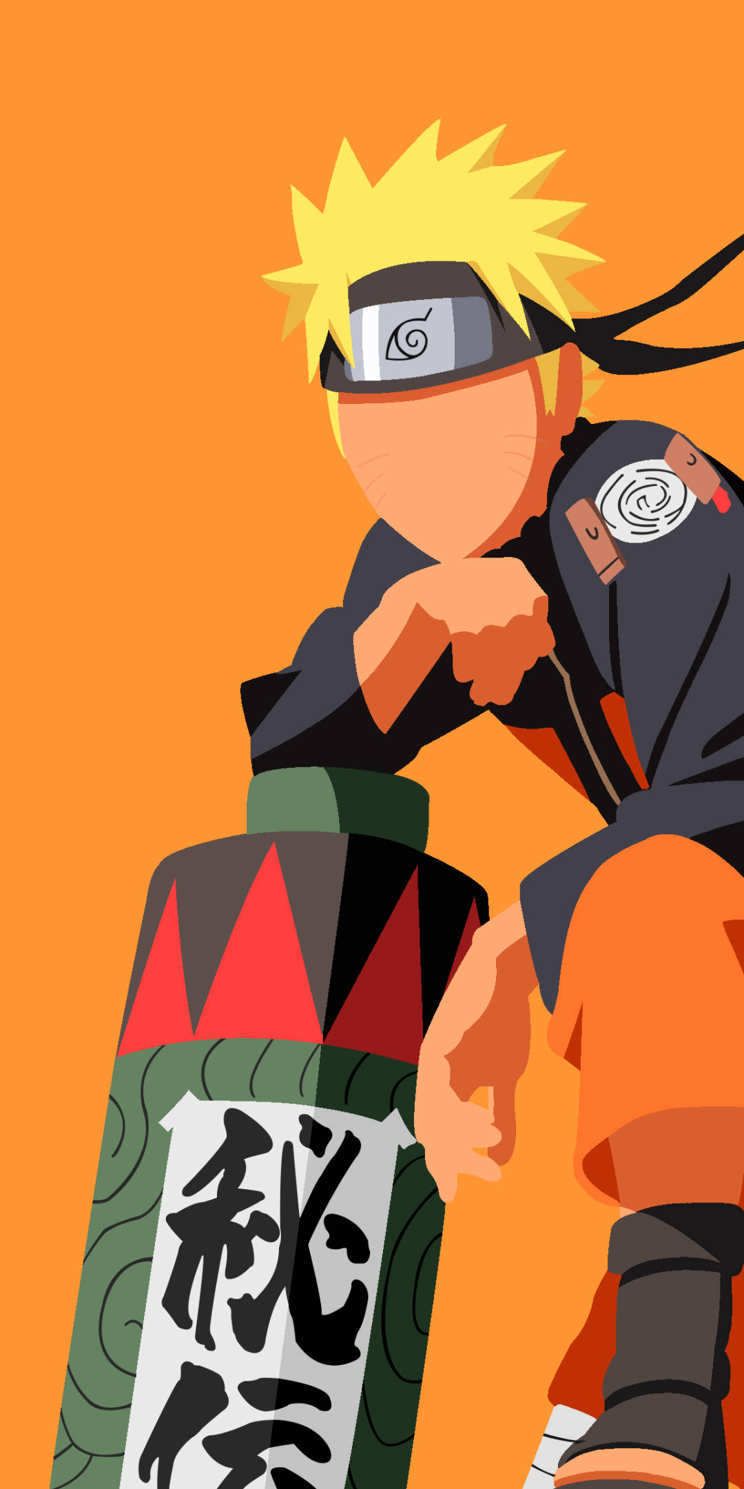 Naruto Uzumaki, orange jumpsuit, headband, Full HD Phone Wallpaper