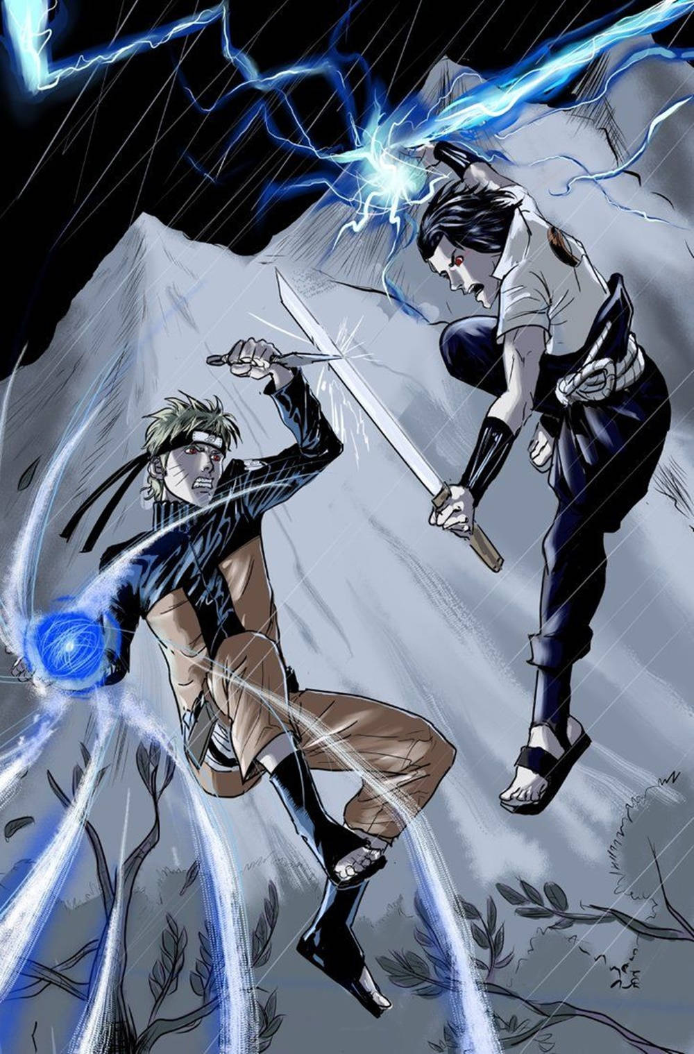 Sasuke, Naruto, iPhone, HD Phone Wallpaper