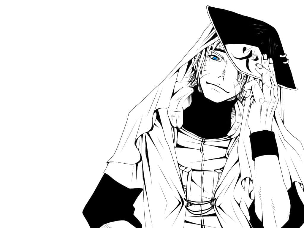 Naruto White, anime character, blue eyes, SD Desktop Wallpaper