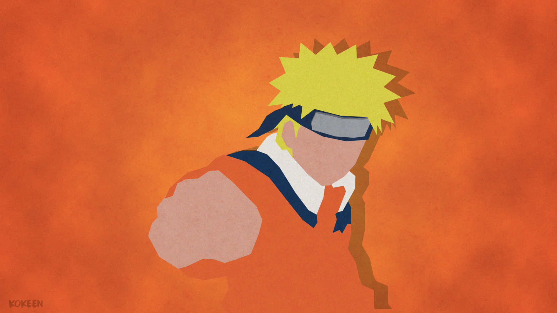 Naruto, spiky yellow hair, headband, Full HD Desktop Wallpaper
