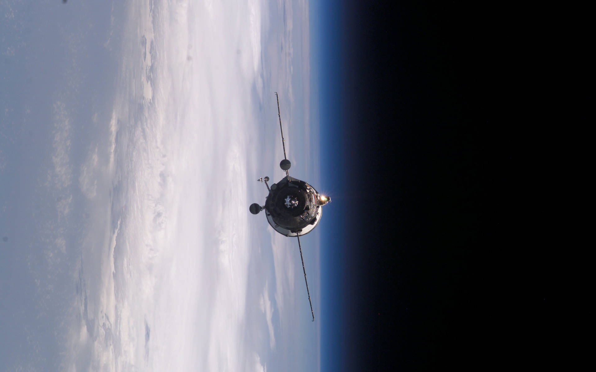 NASA Aesthetic, spacecraft, Earth, Full HD Desktop Wallpaper