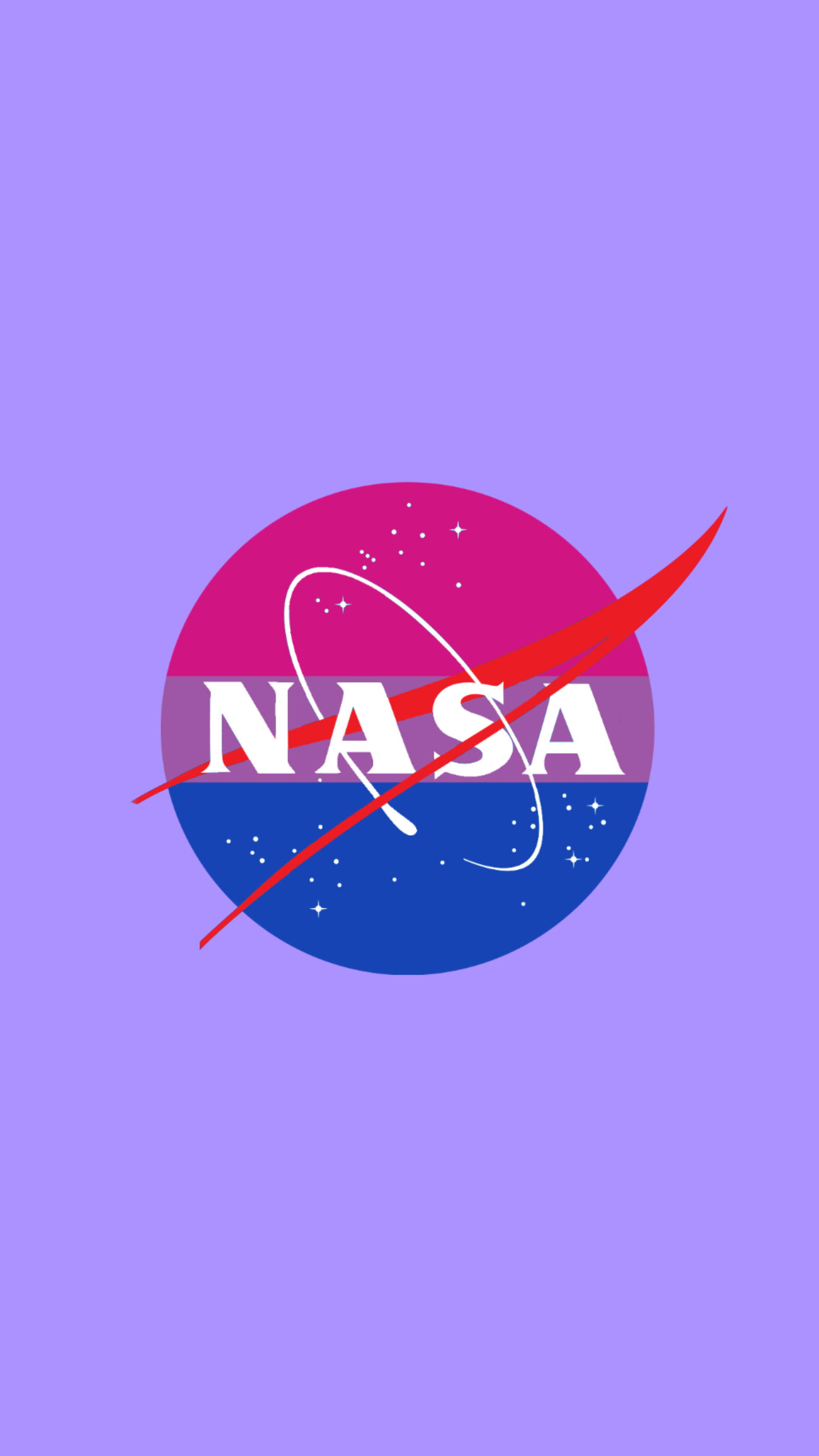 NASA, iPhone, violet, 2K Phone Wallpaper