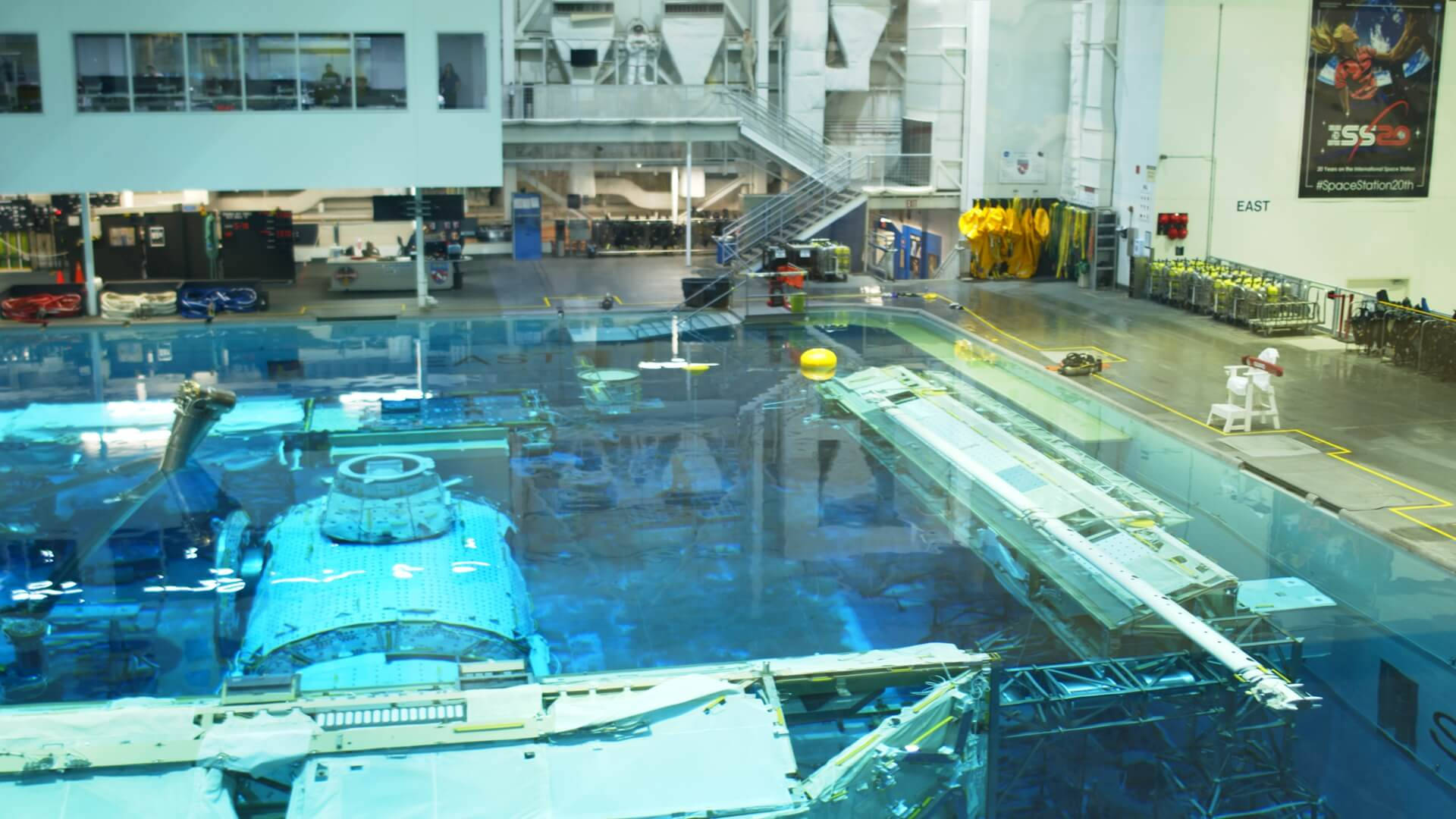 NASA Houston, training facility, indoor pool, Full HD Desktop Wallpaper