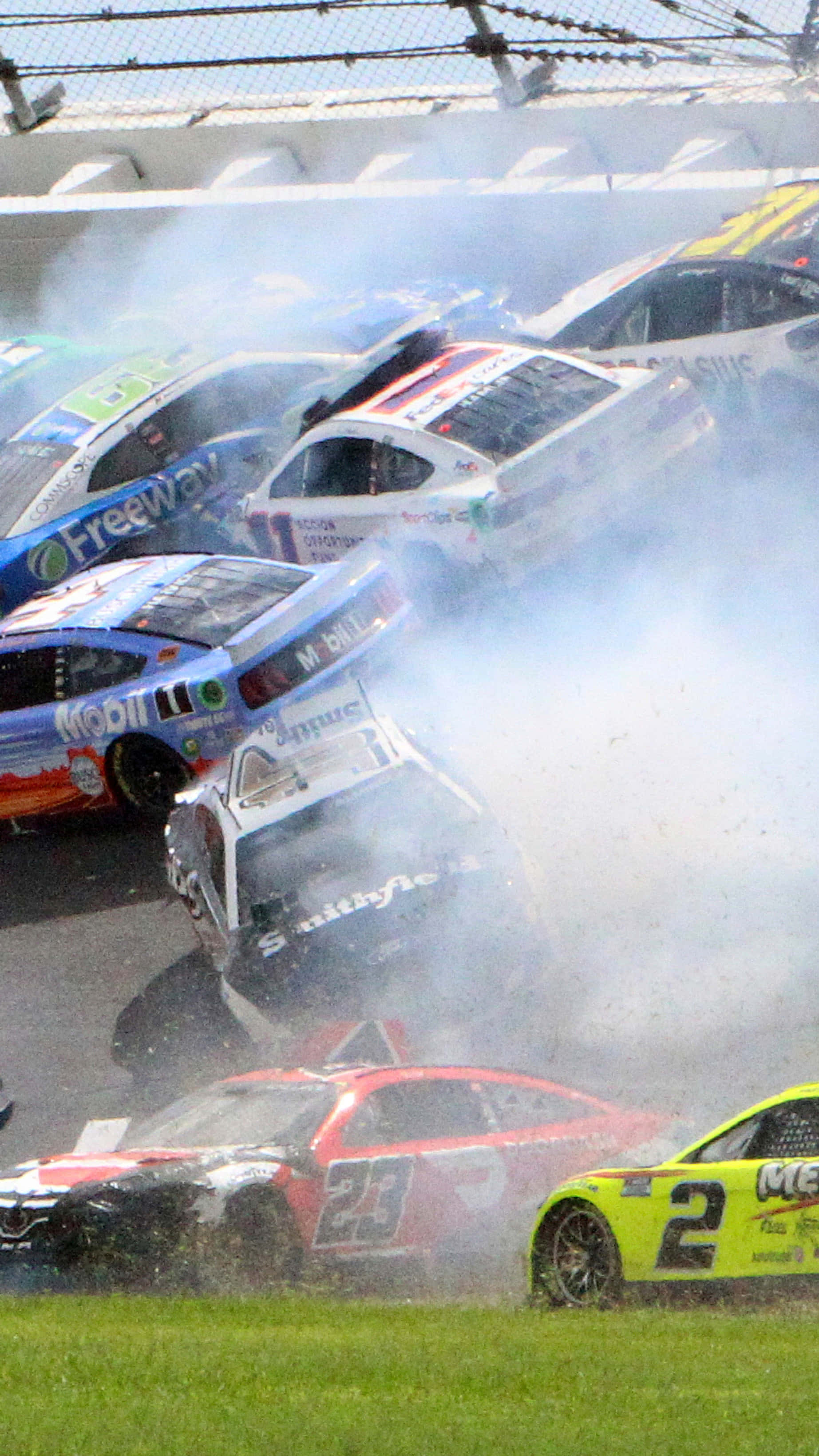 Nascar iPhone, stock cars, racetrack, 2K Phone Wallpaper