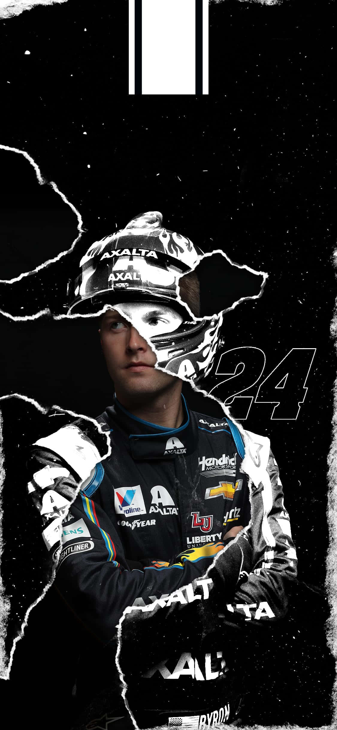 NASCAR, iPhone, number 24, Full HD Phone Wallpaper