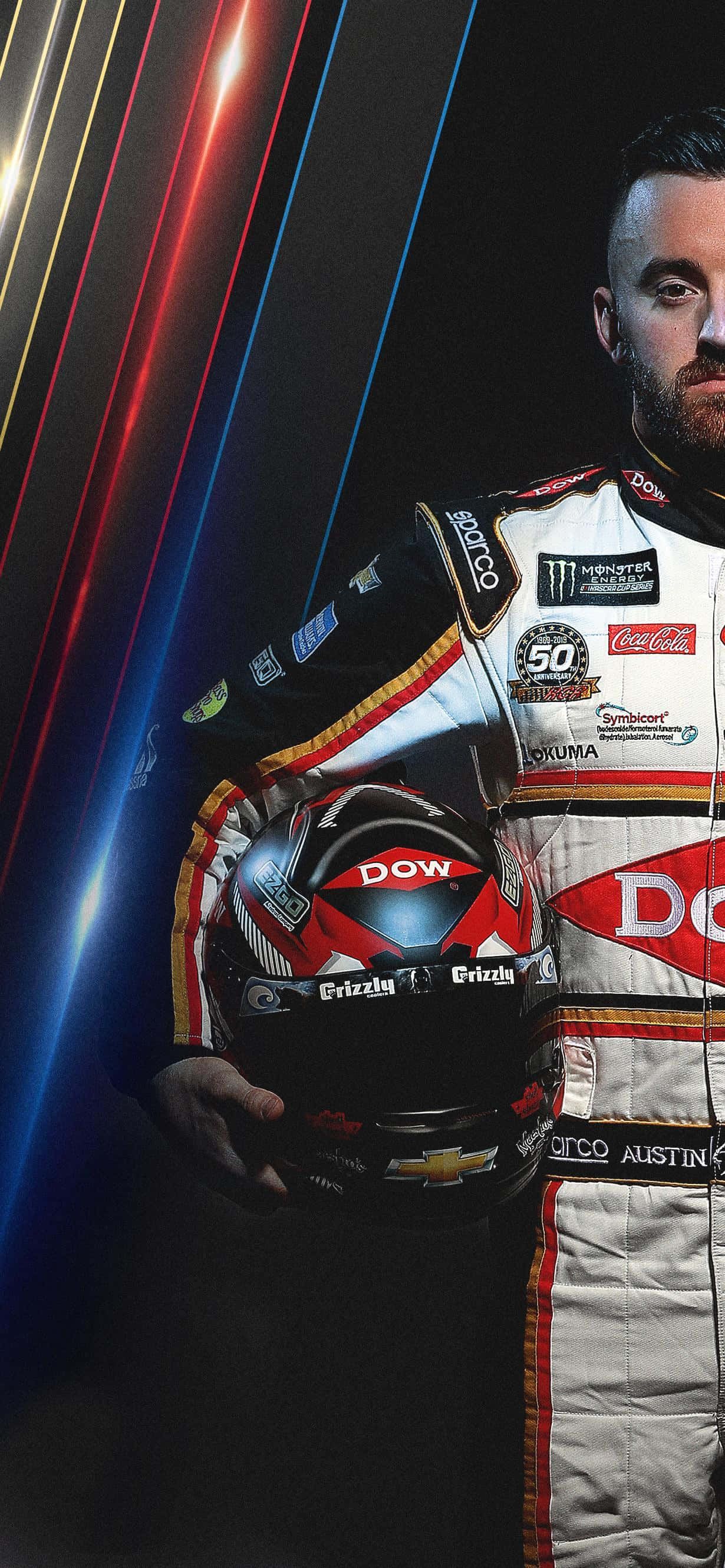Nascar iPhone, race car driver, racing suit, 2K Phone Wallpaper