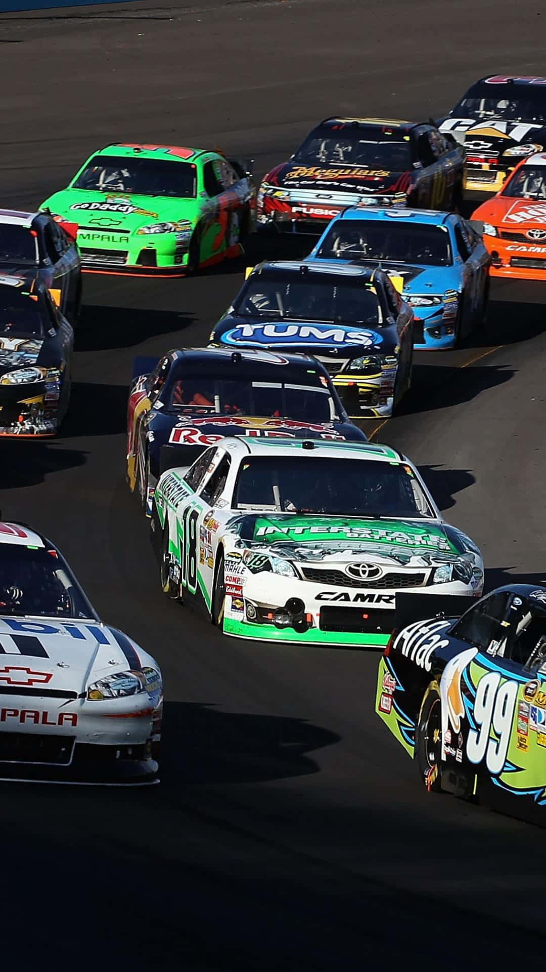 Nascar, iPhone, stock cars, Full HD Phone Wallpaper