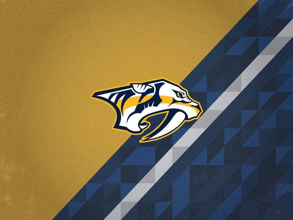 Nashville Predators, gold, blue, SD Desktop Wallpaper