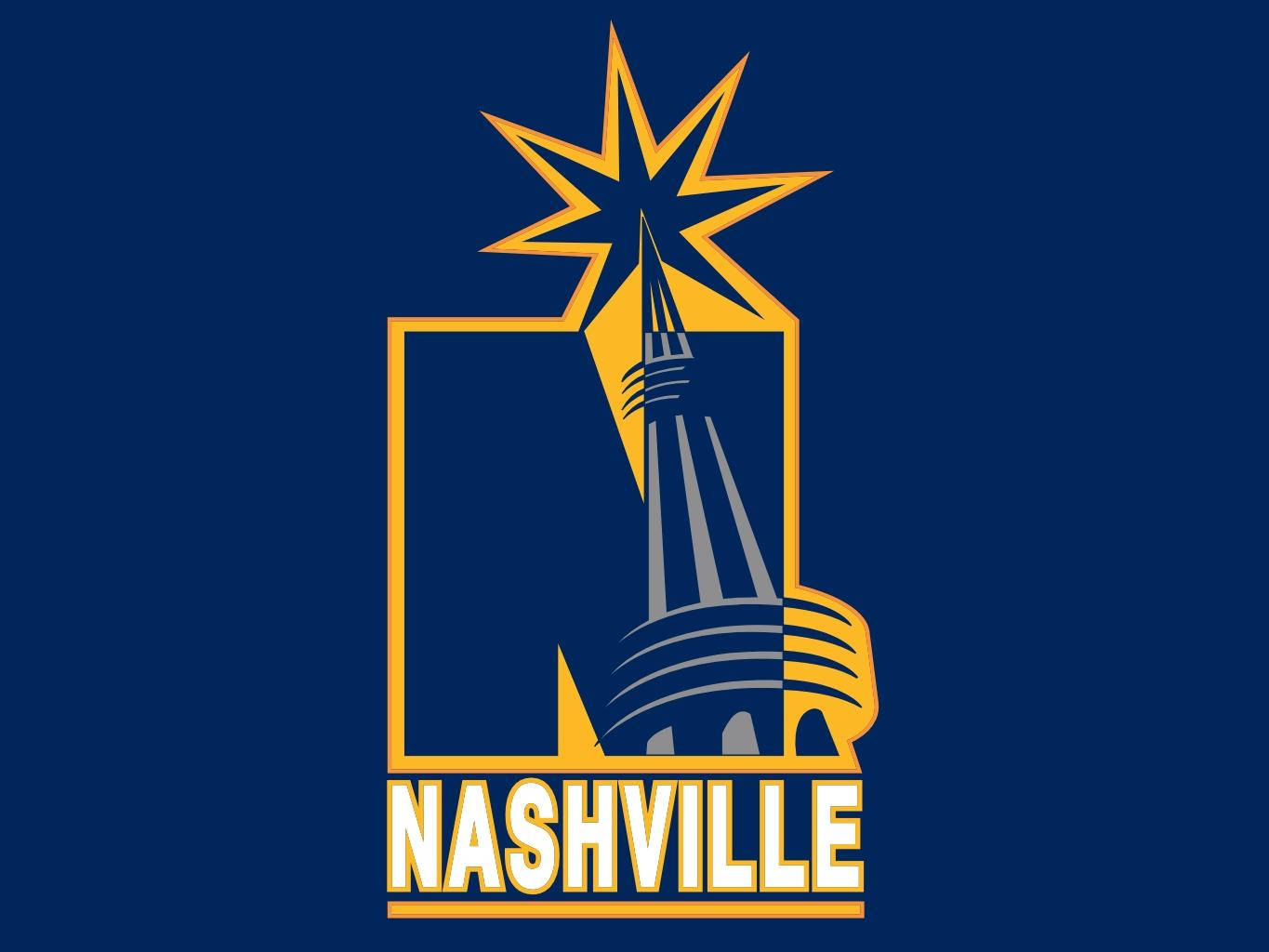 Nashville Predators, tower, starburst, HD Desktop Wallpaper