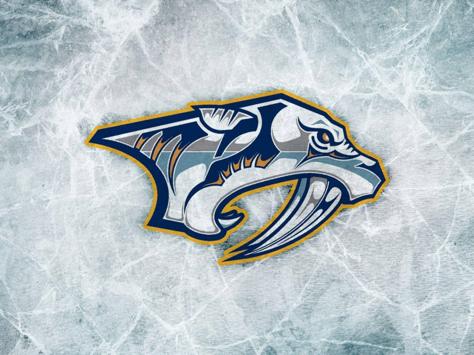 Nashville Predators, icy silver, saber tooth, HD Desktop Wallpaper