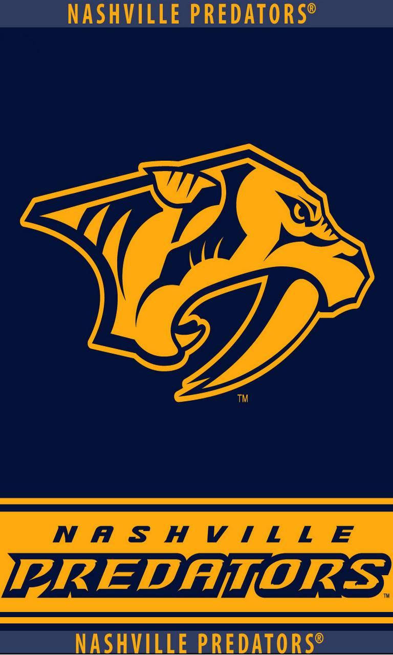 Nashville Predators, roaring yellow, predator head, HD Phone Wallpaper