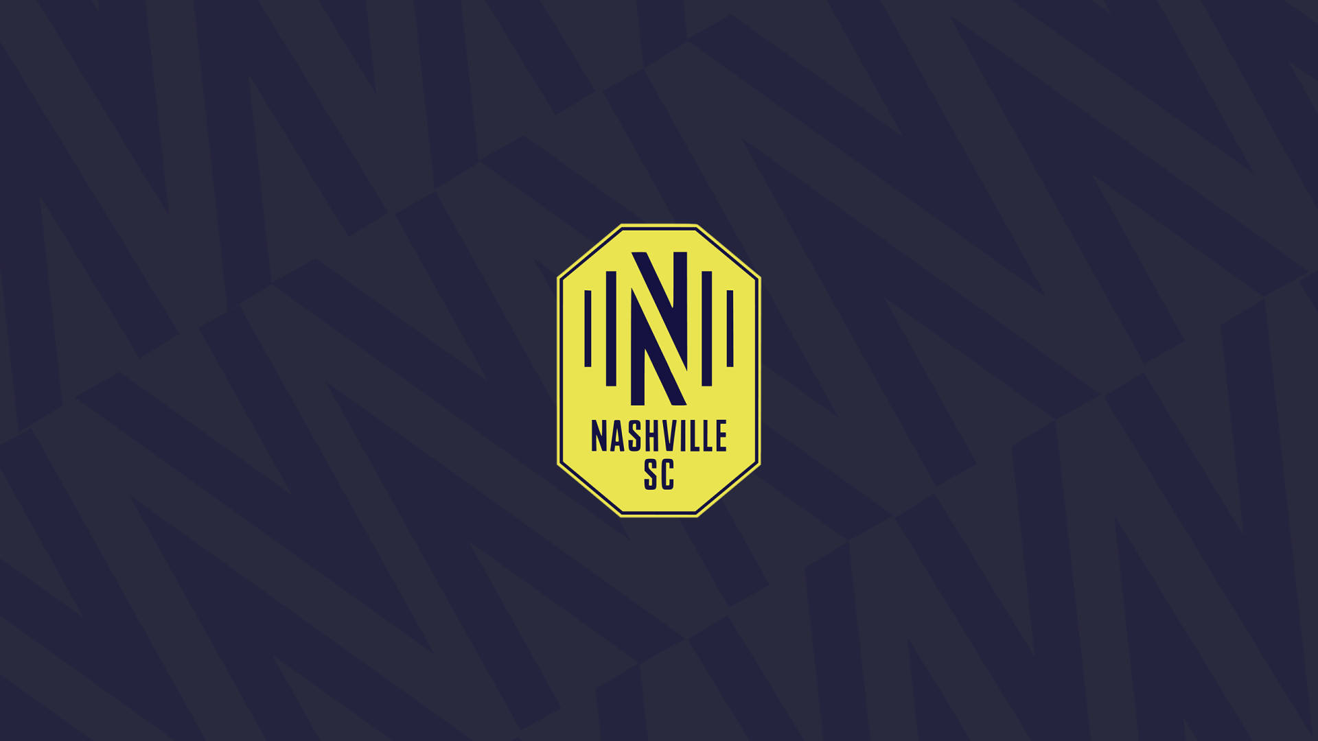 Nashville SC, yellow, octagonal, Full HD Desktop Wallpaper