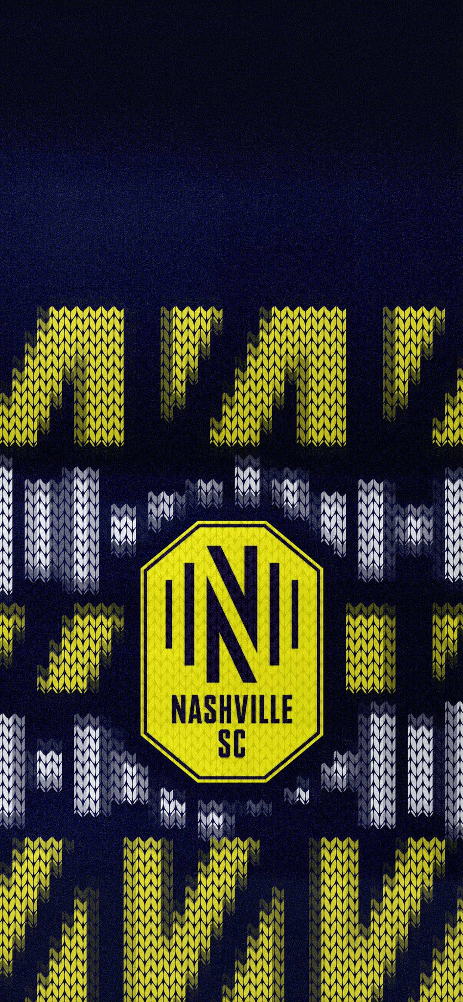 Nashville SC, navy blue, yellow, Full HD Phone Wallpaper