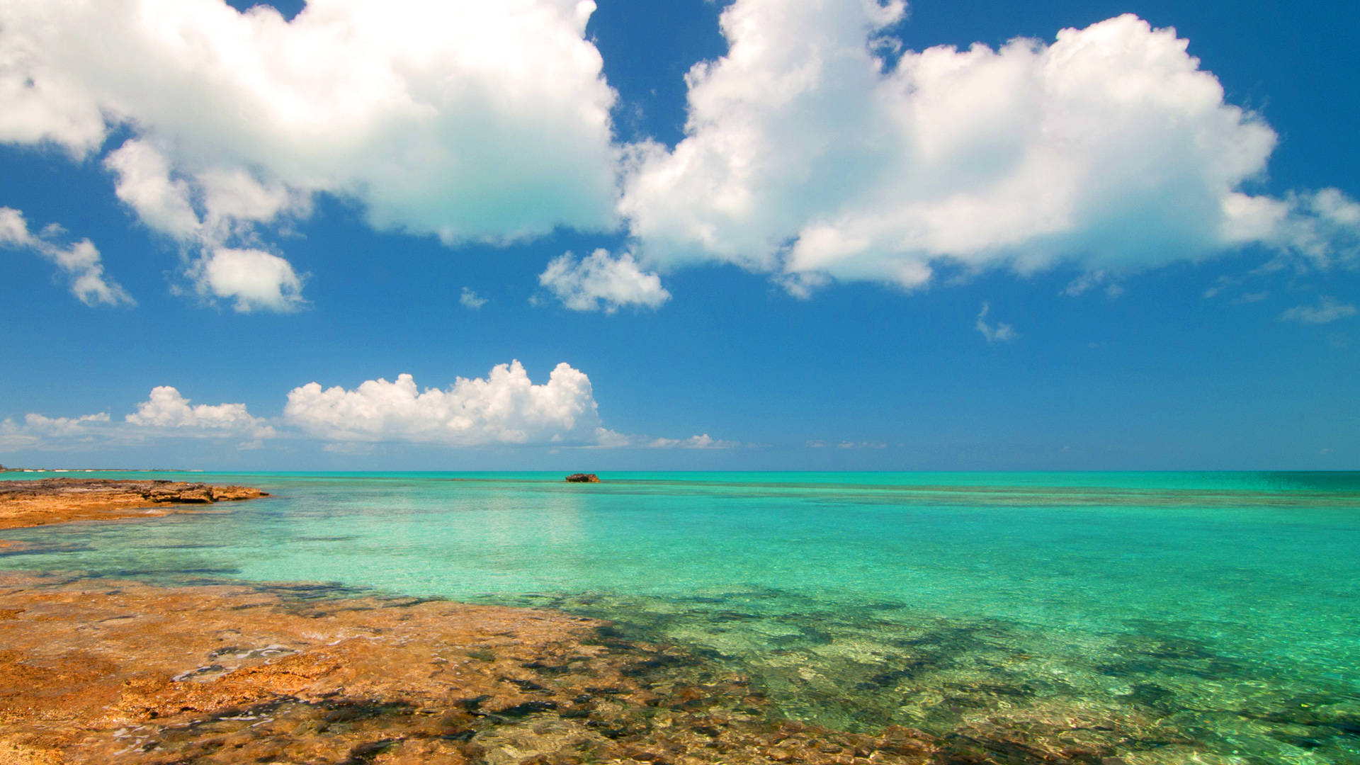 Nassau Bahamas, turquoise waters, coral shores, Full HD Desktop Wallpaper