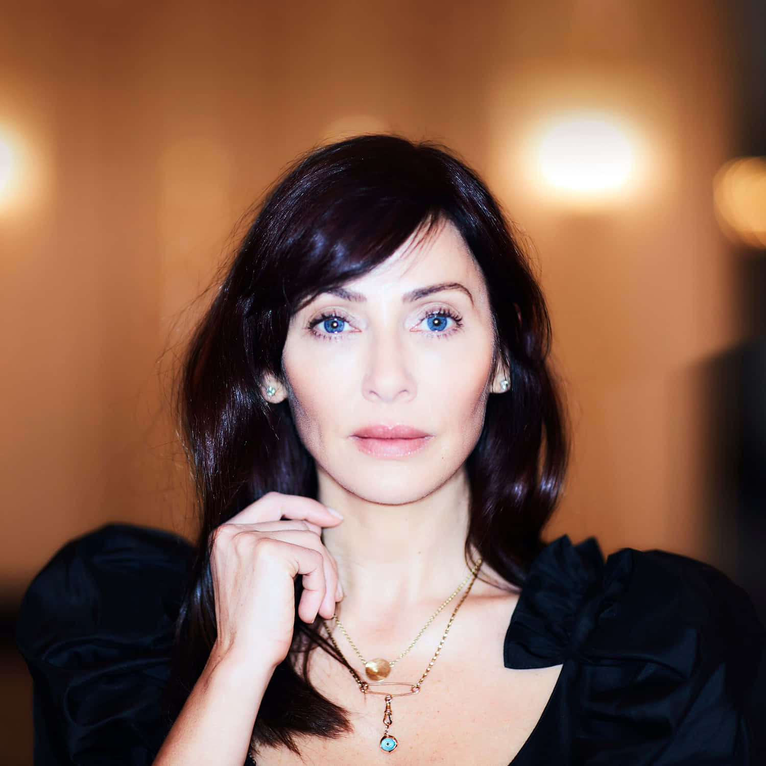 Natalie Imbruglia, dark hair, blue eyes, HD Desktop Wallpaper