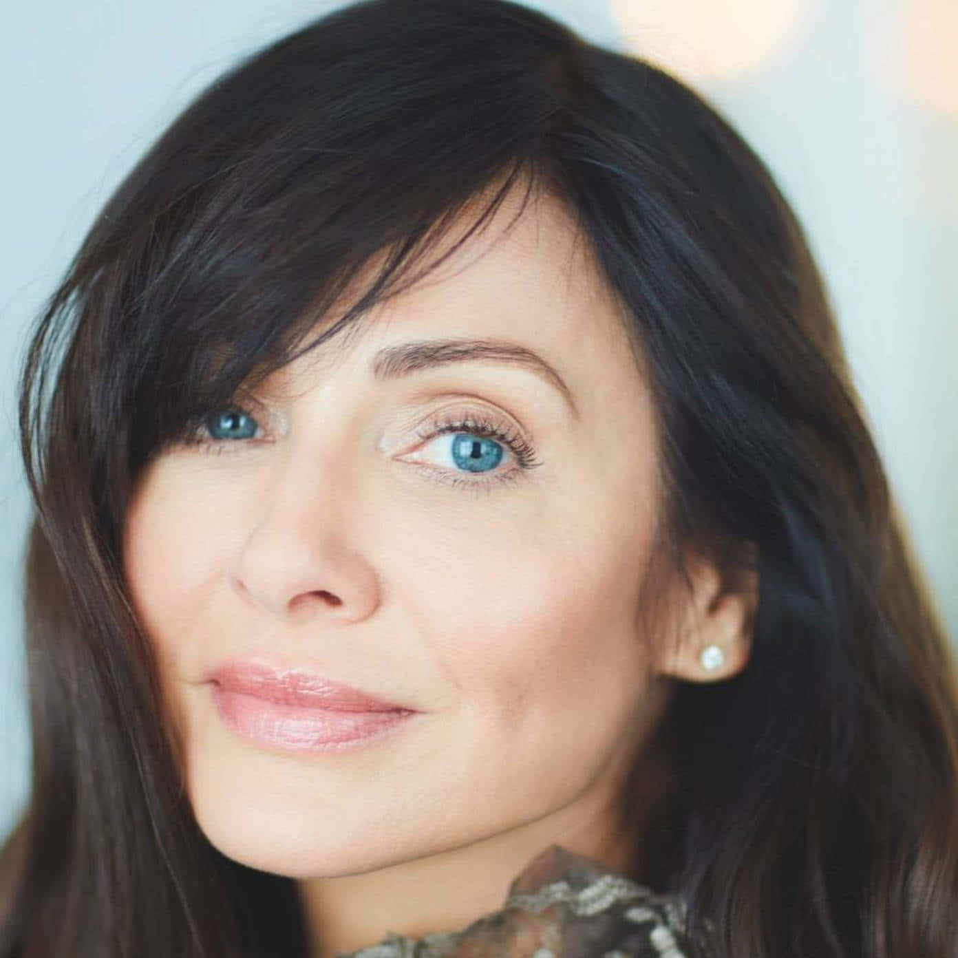 Natalie Imbruglia, blue eyes, dark hair, HD Desktop Wallpaper