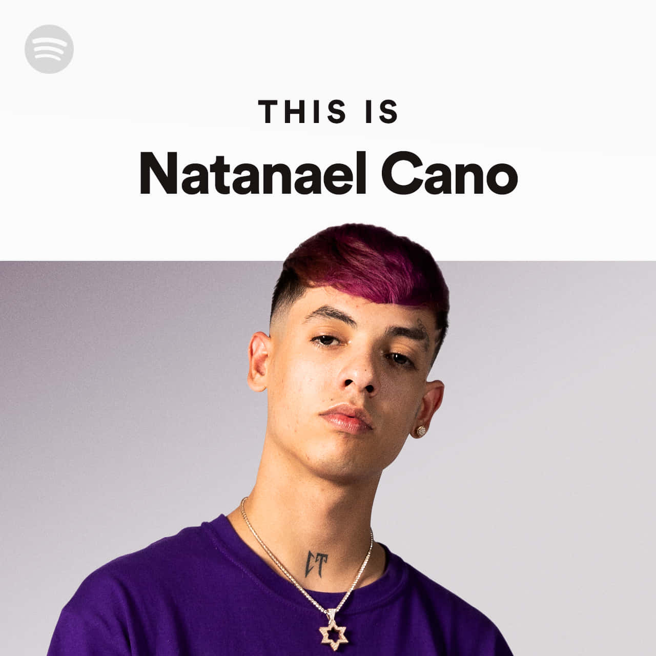 Natanael Cano, vibrant purple hair, matching shirt, HD Desktop Wallpaper