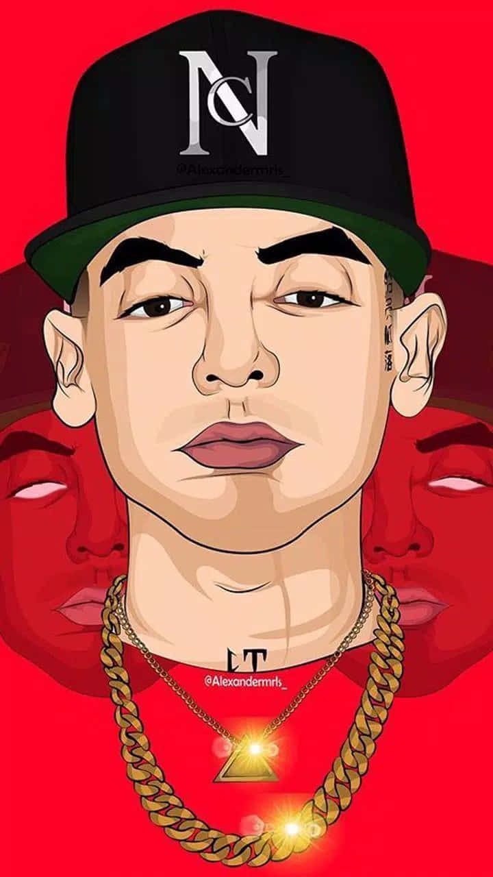 Natanael Cano, black cap, gold chain, HD Phone Wallpaper