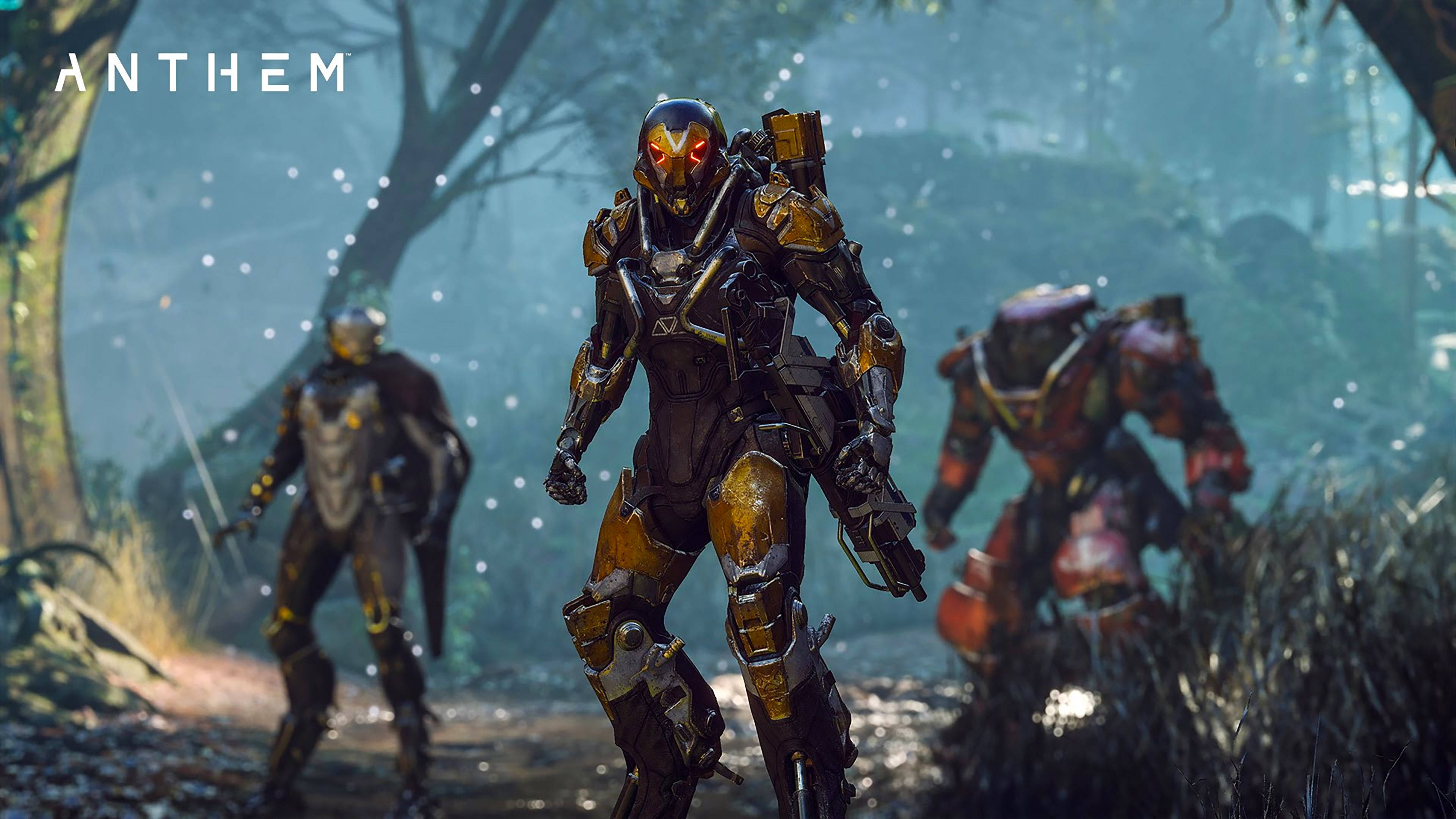 Anthem, 3840x2160, glowing red eyes, 4K Desktop Wallpaper