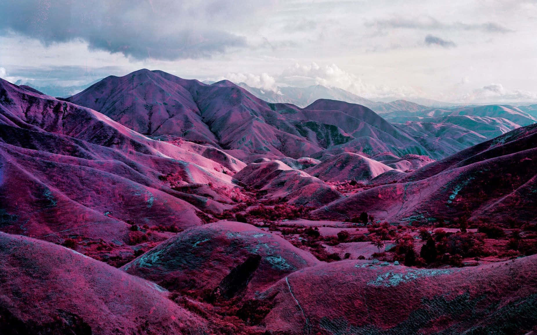 National Geographic Desktop, purple mountains, cloudy sky, HD Desktop Wallpaper