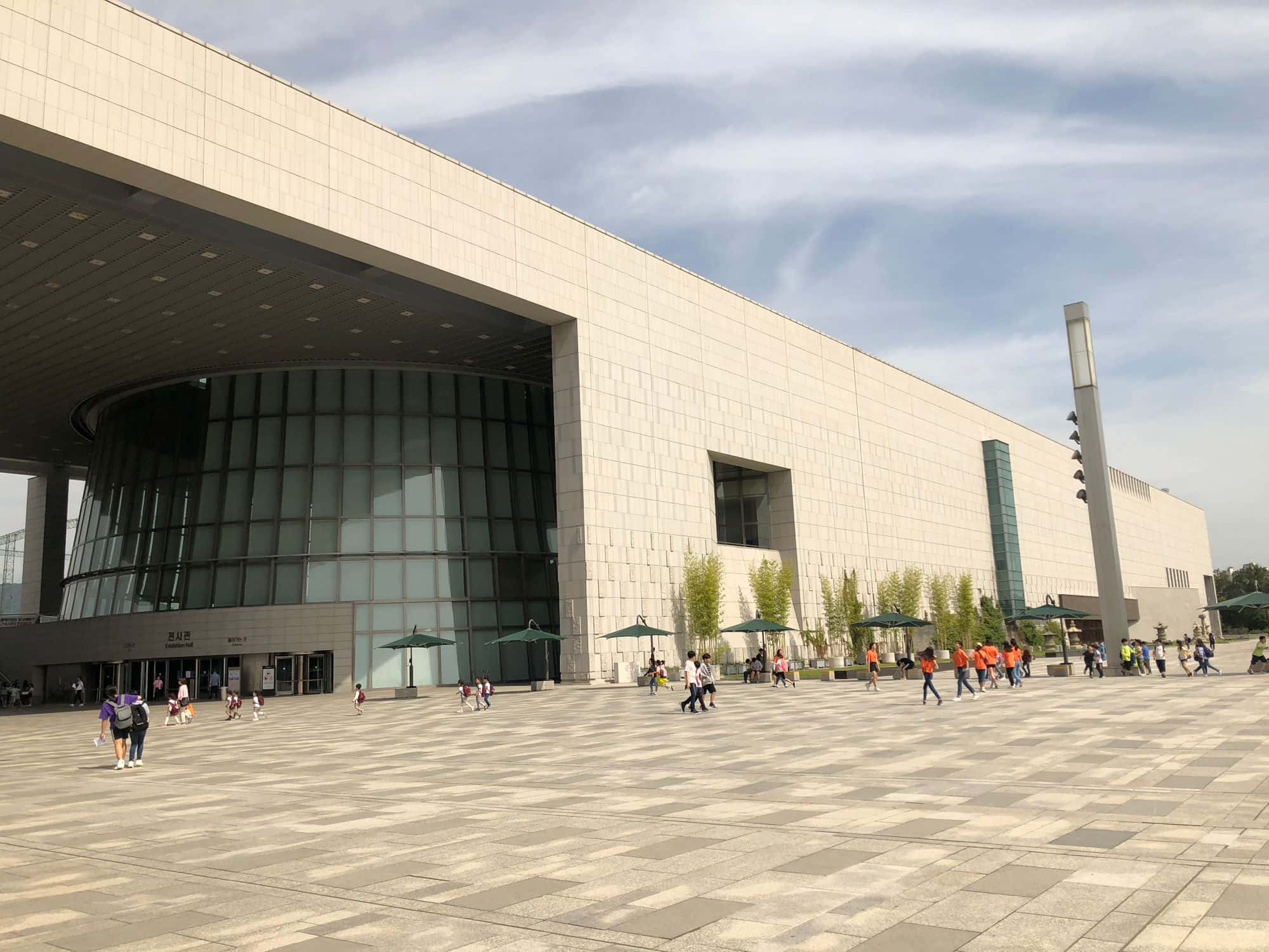 National Museum Of Korea, beige, glass, Full HD Desktop Wallpaper
