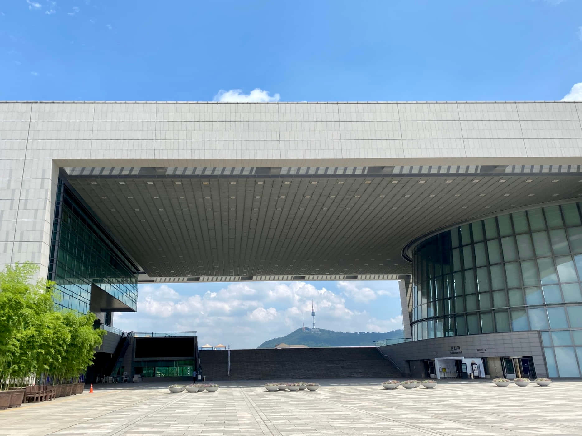 National Museum Of Korea, glass, steel, HD Desktop Wallpaper
