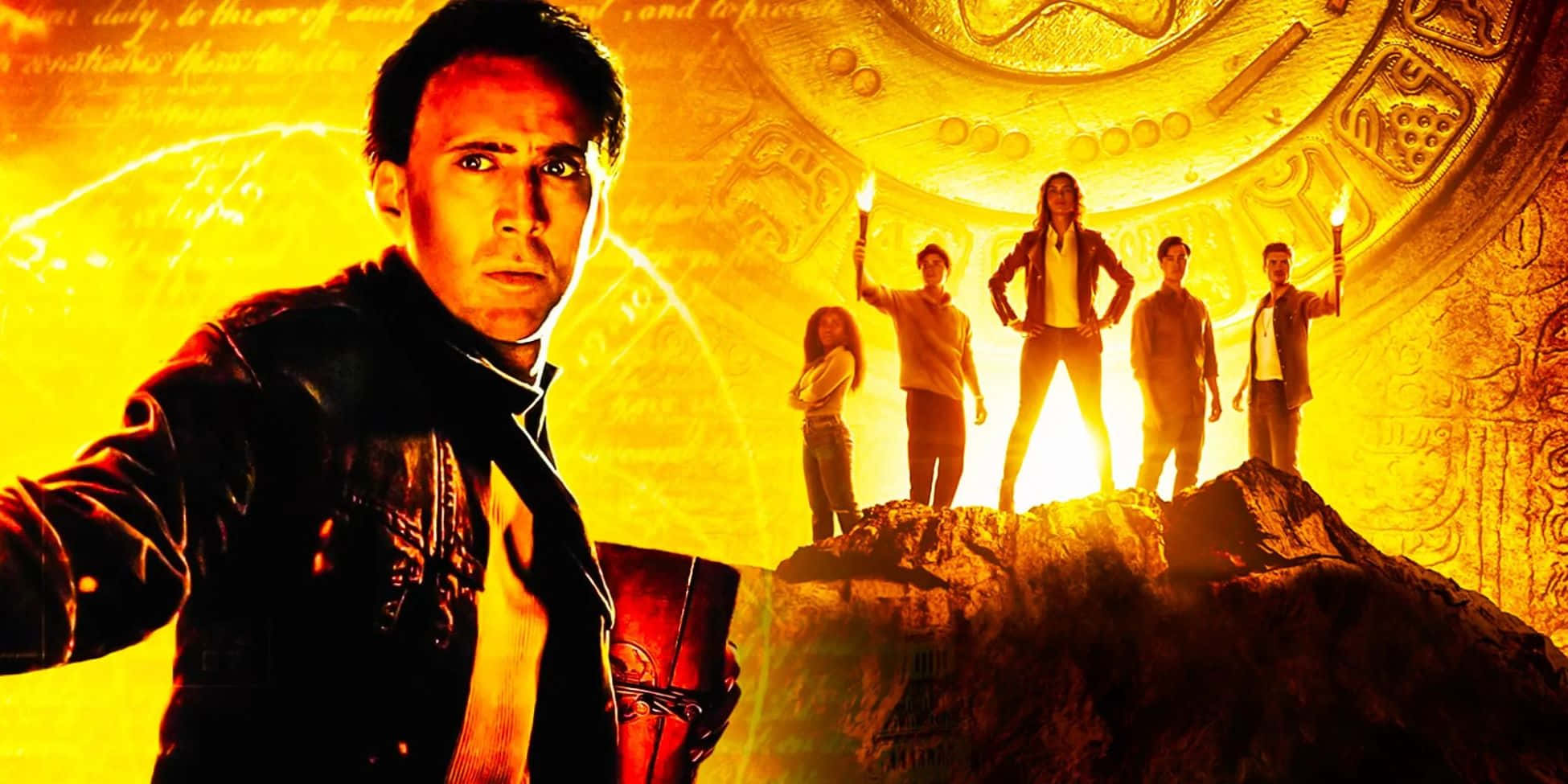 National Treasure, 1950 x 975, leather jacket, Full HD Desktop Wallpaper