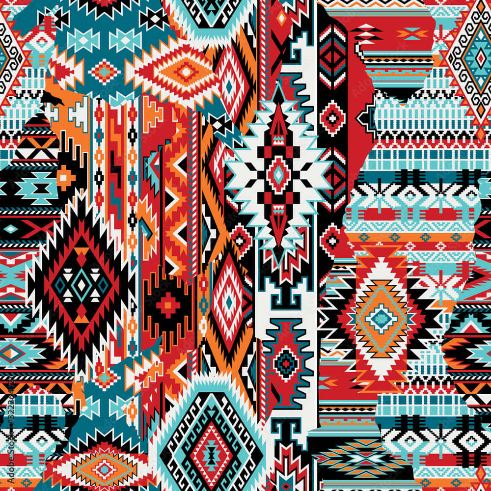 red, orange, teal, SD Desktop Wallpaper