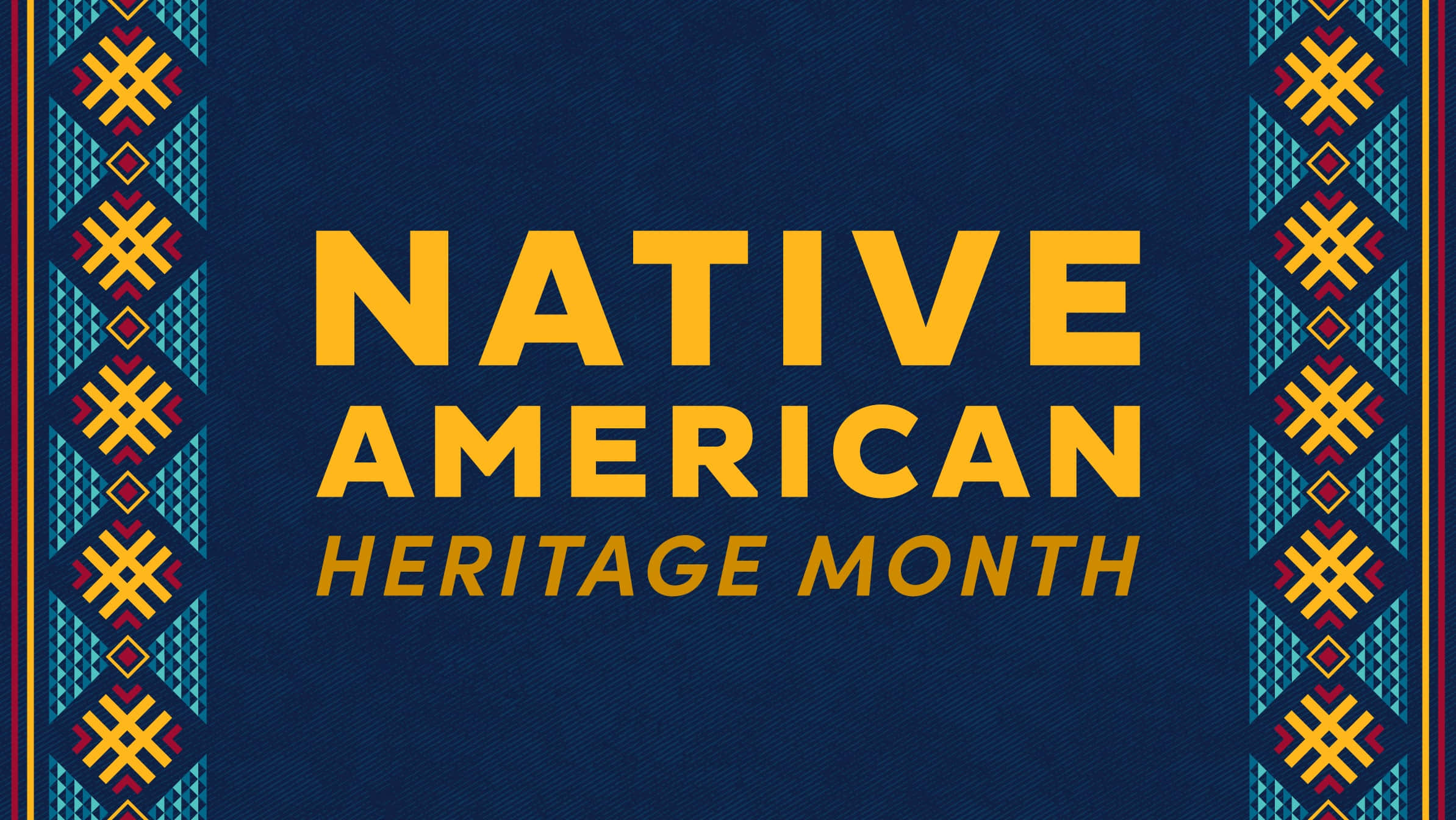 Native American Heritage Month, yellow, navy blue, Full HD Desktop Wallpaper