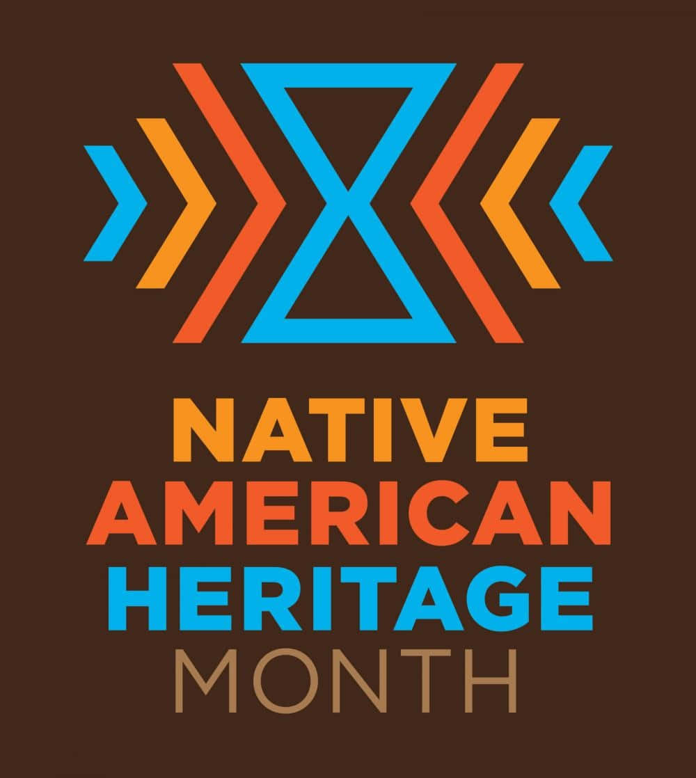 Native American Heritage Month, blue, orange, SD Phone Wallpaper