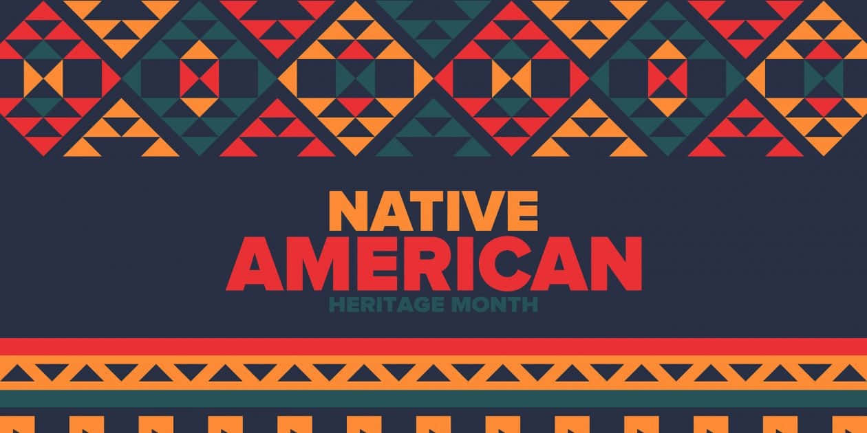 Native American Heritage Month, red, orange, SD Desktop Wallpaper