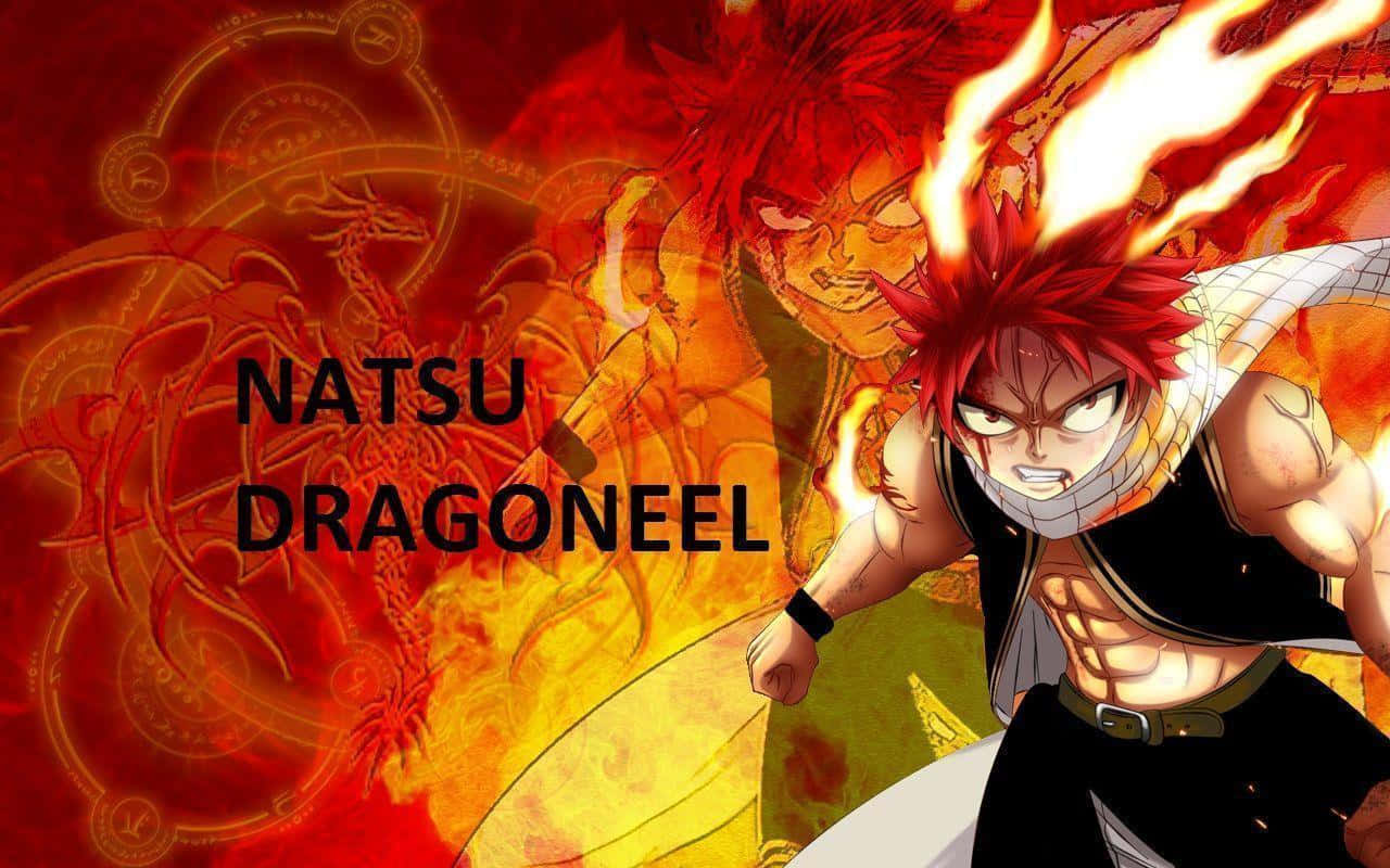 Natsu Dragneel, fire magic, red hair, HD Desktop Wallpaper