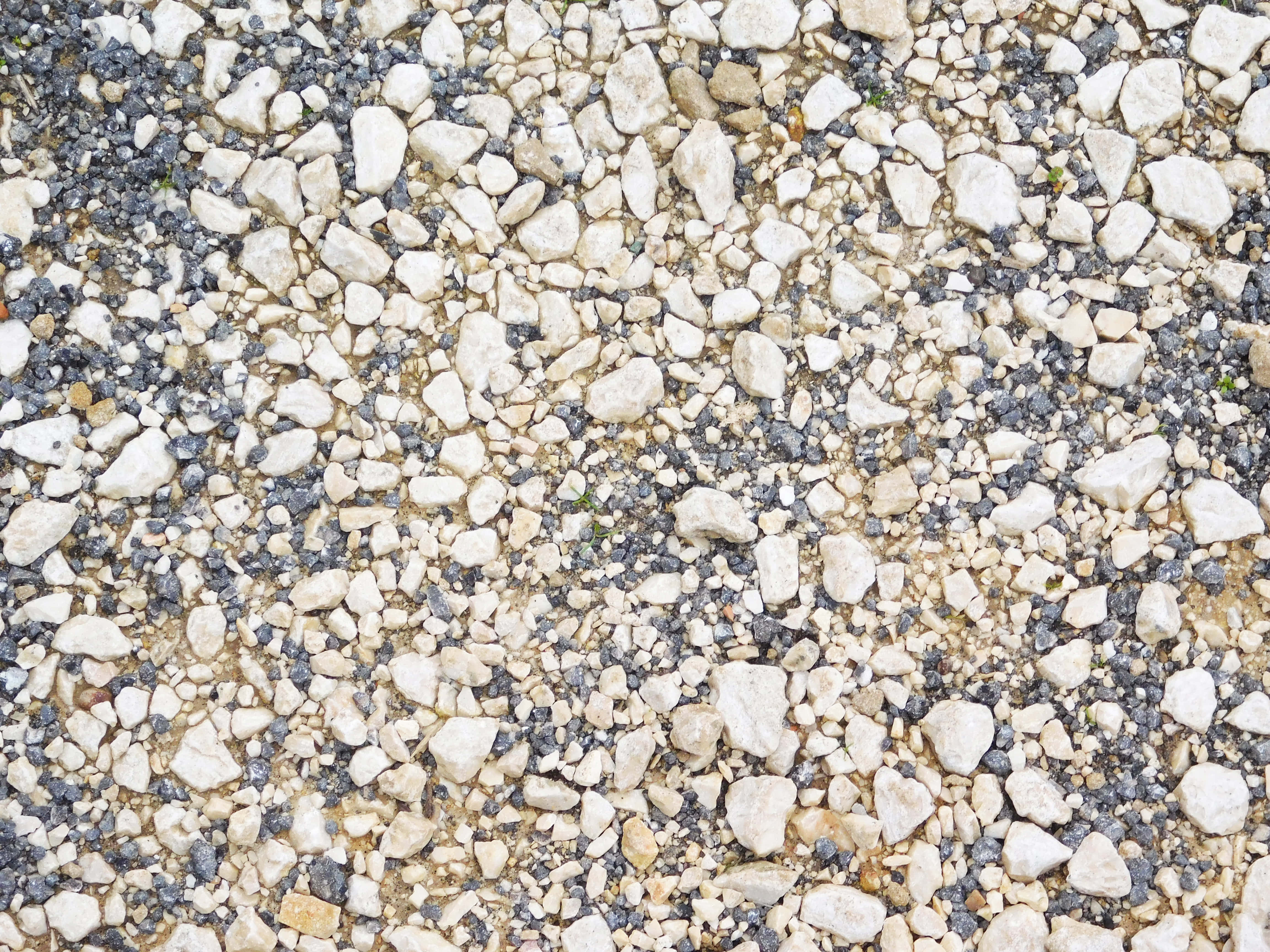 stone texture, gravel surface, white gray stones, 4K Desktop Wallpaper