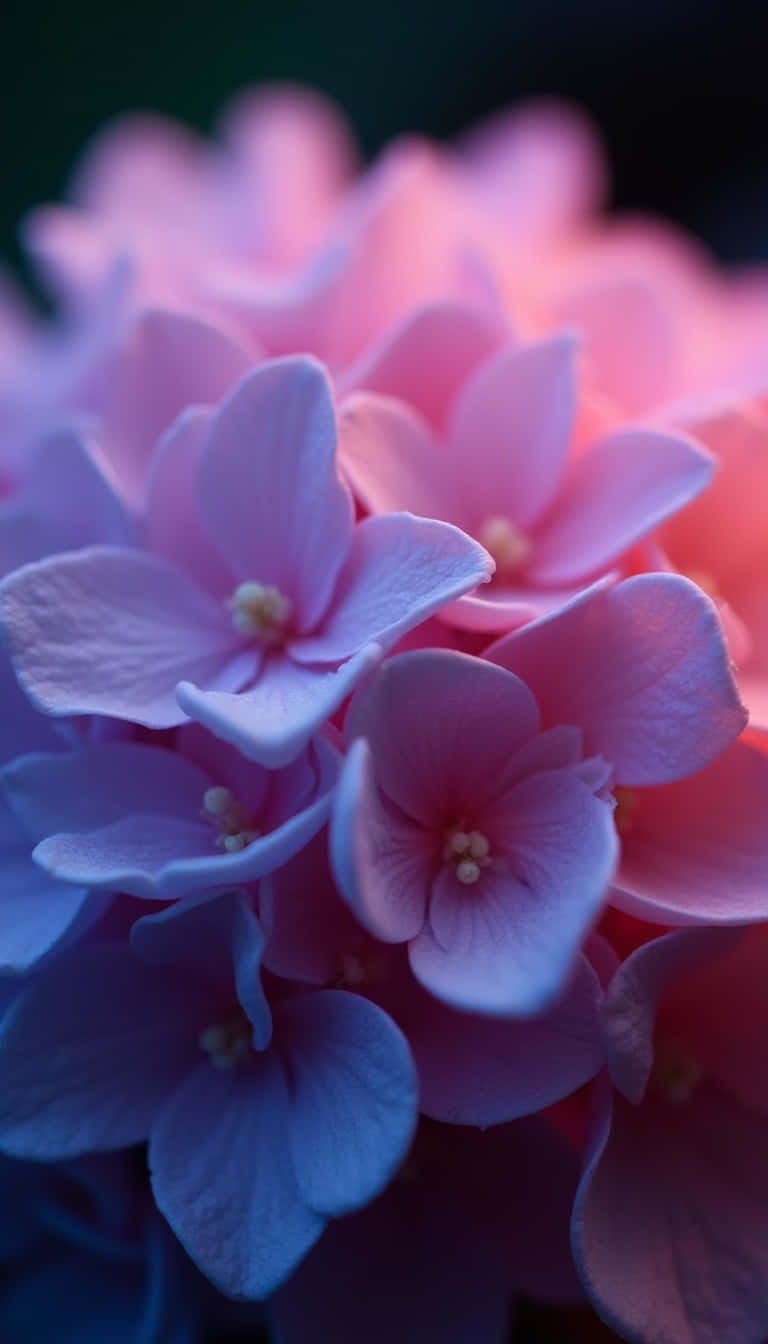 hydrangea, soft pink, lavender, HD Phone Wallpaper