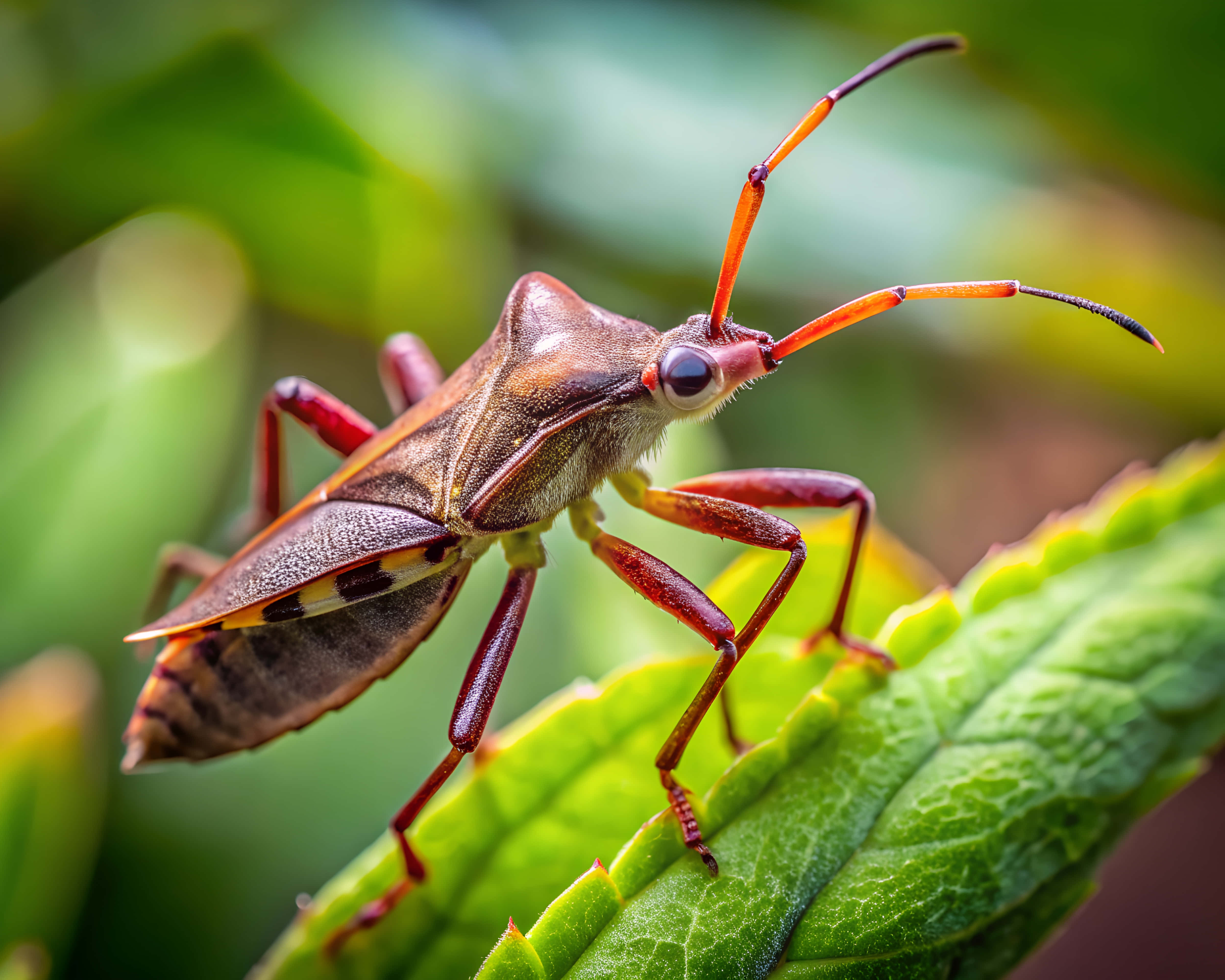 brown, orange, long antennae, 4K Desktop Wallpaper